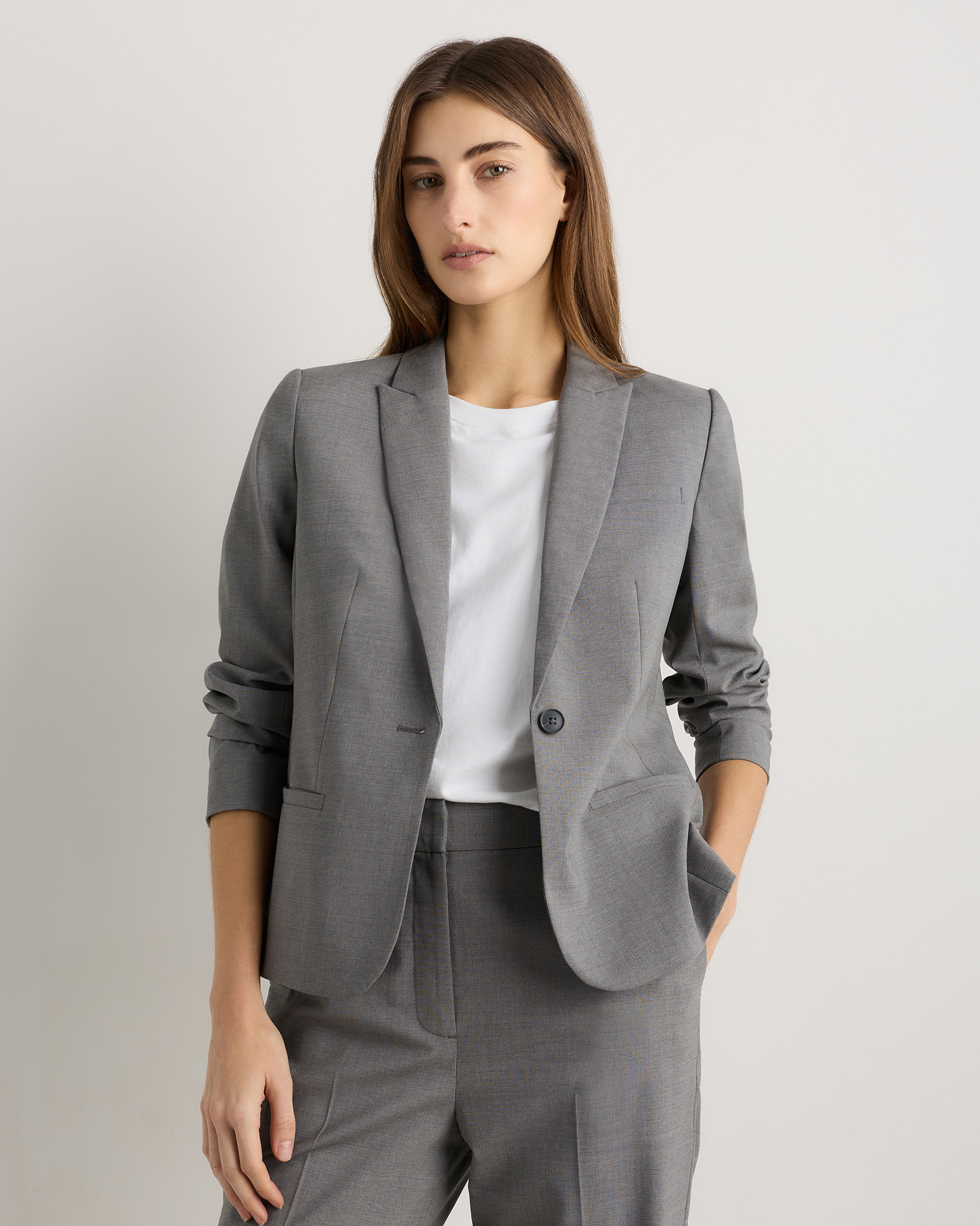 Italian Wool Tailored Blazer — Image 31