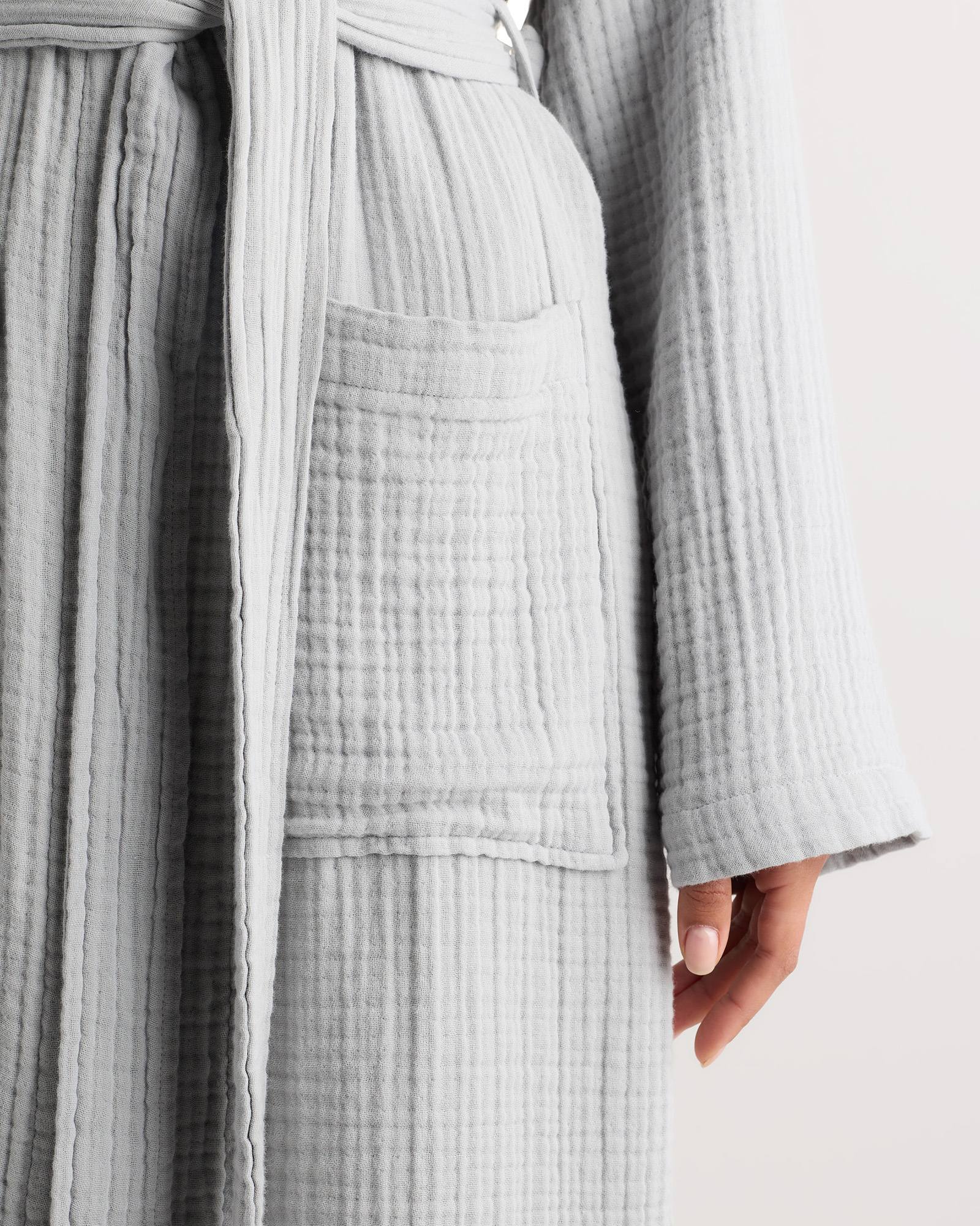 Soft Layered Turkish Cotton Robe — Image 6