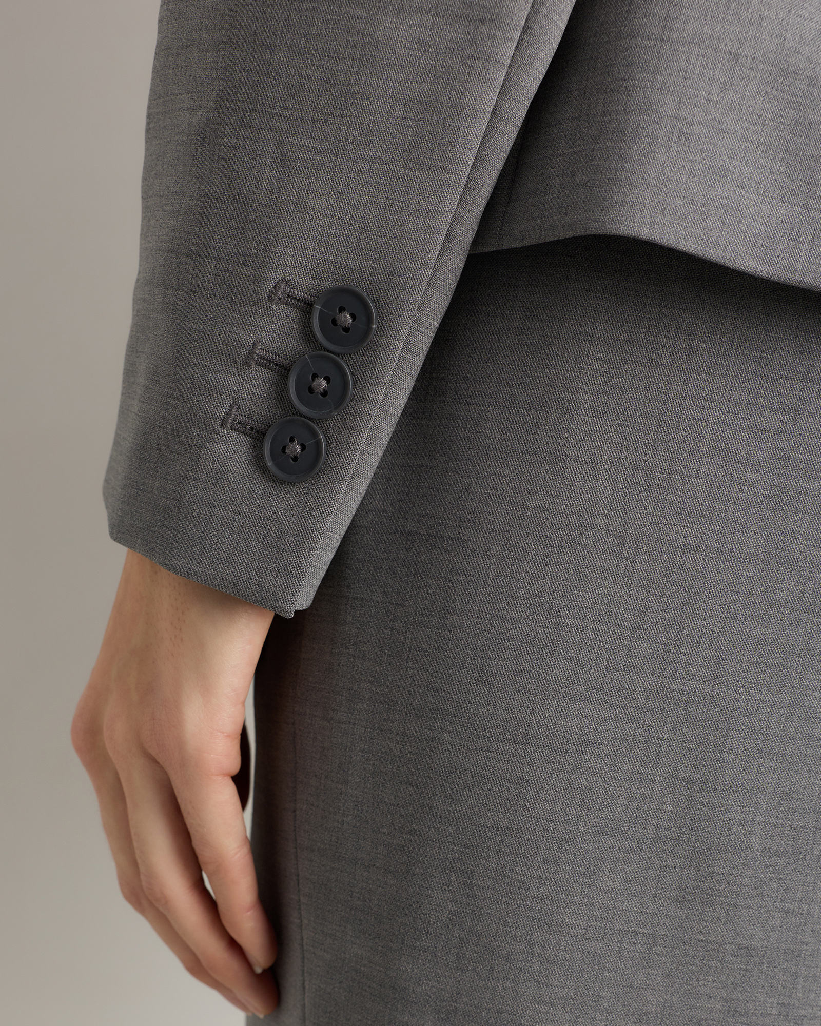 Italian Wool Tailored Blazer — Image 9