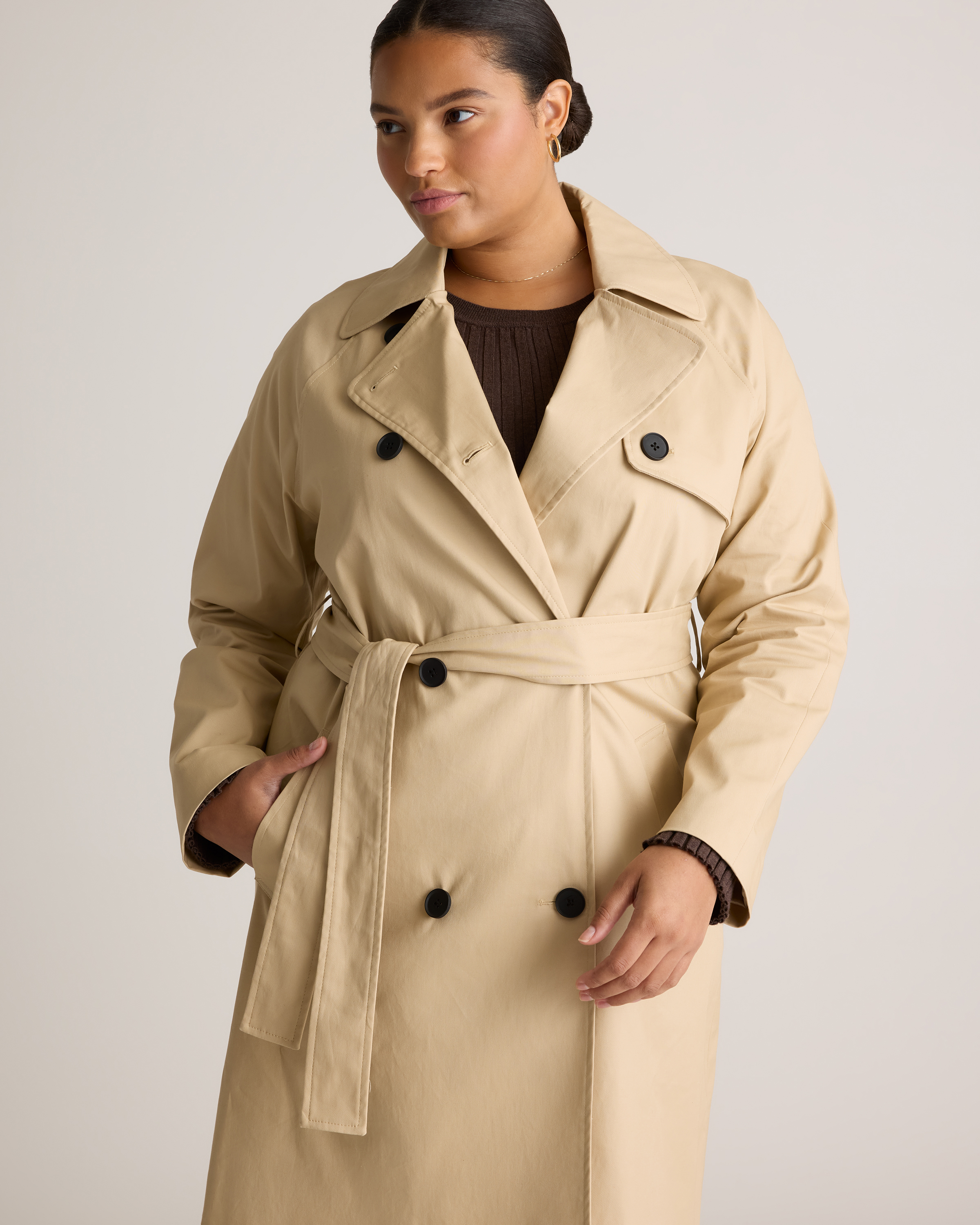 Comfort Stretch Trench Coat — Image 5