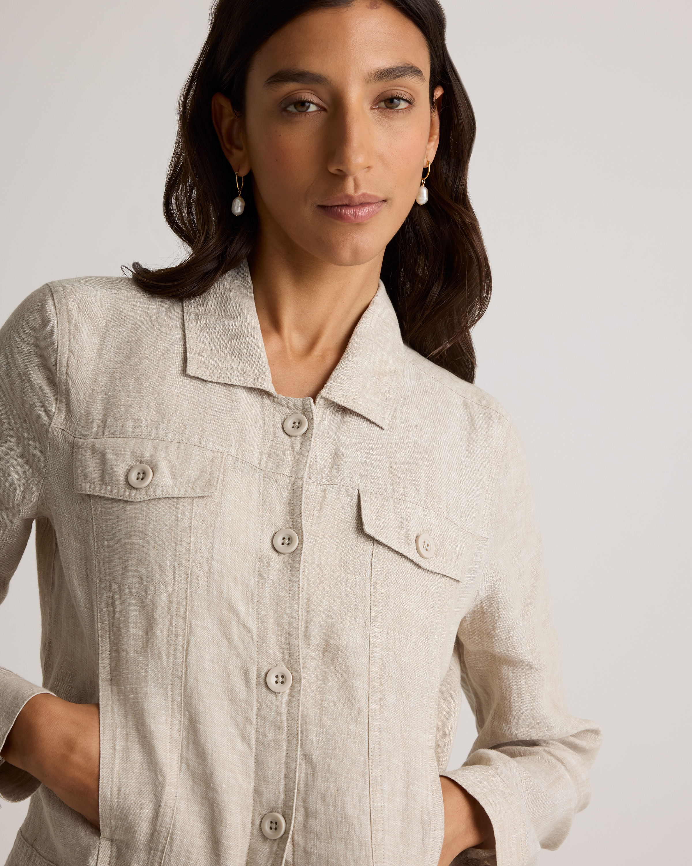 100% European Linen Jacket — Image 4