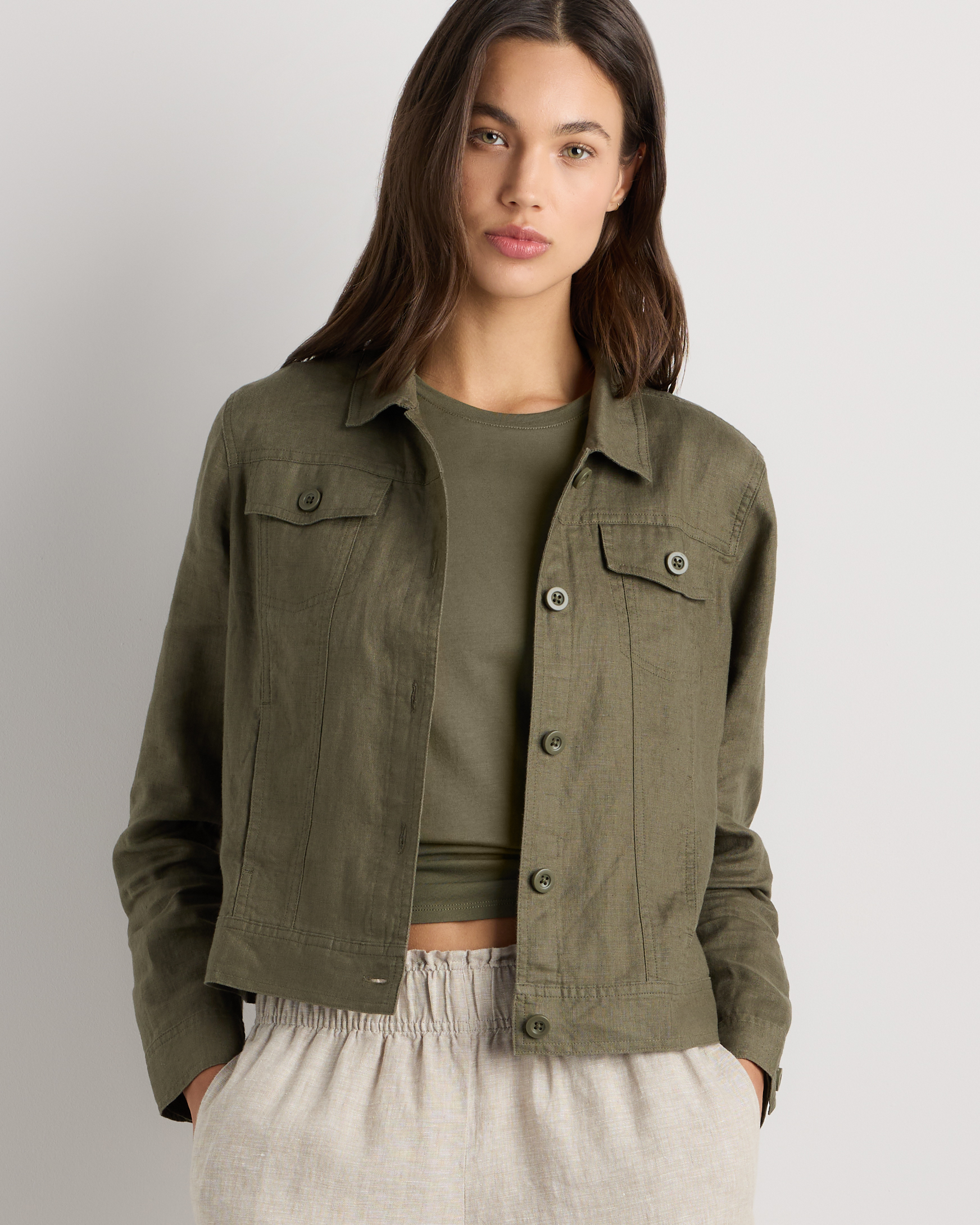 100% European Linen Jacket — Image 16