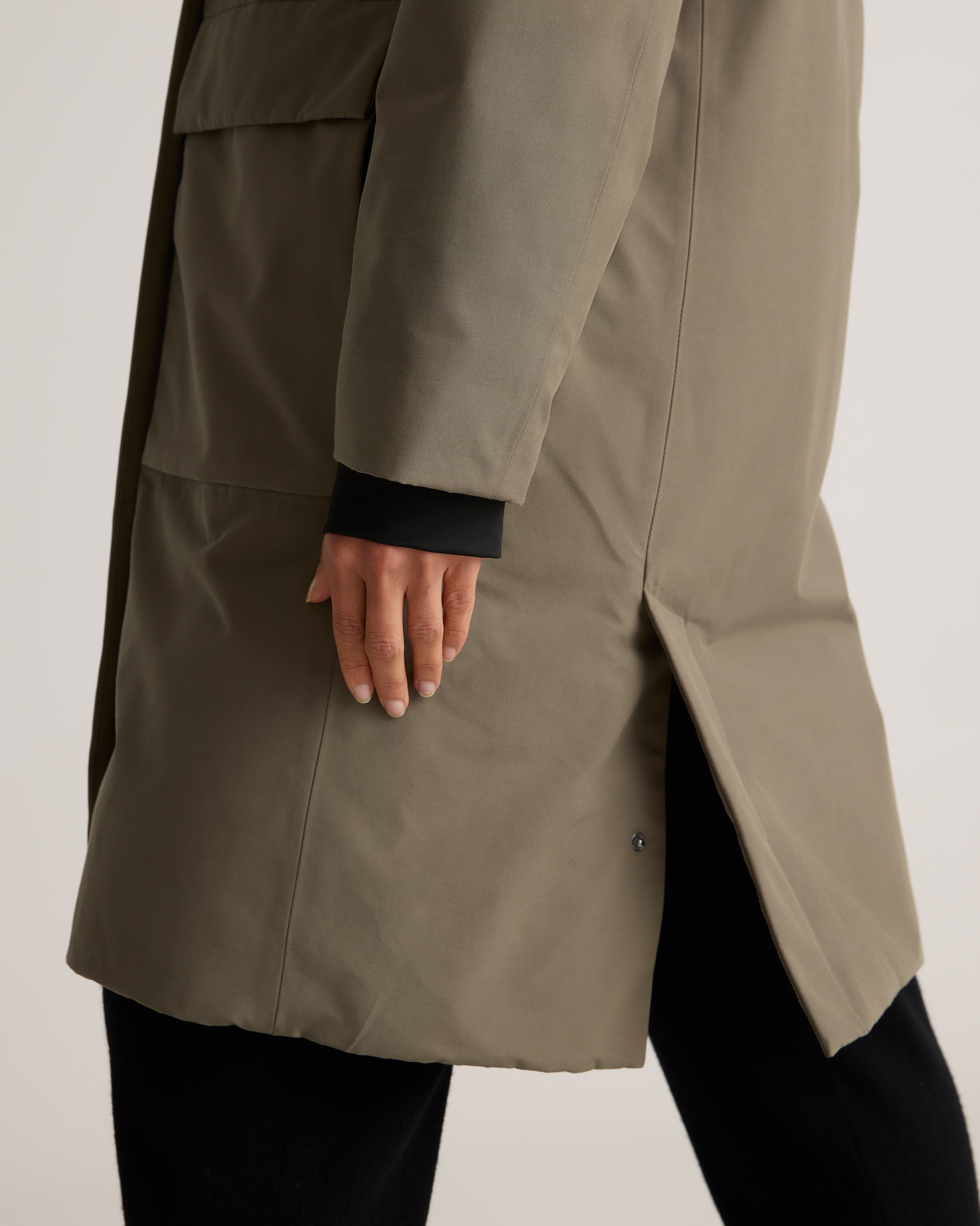 Responsible Down Hooded Long Parka — Image 23