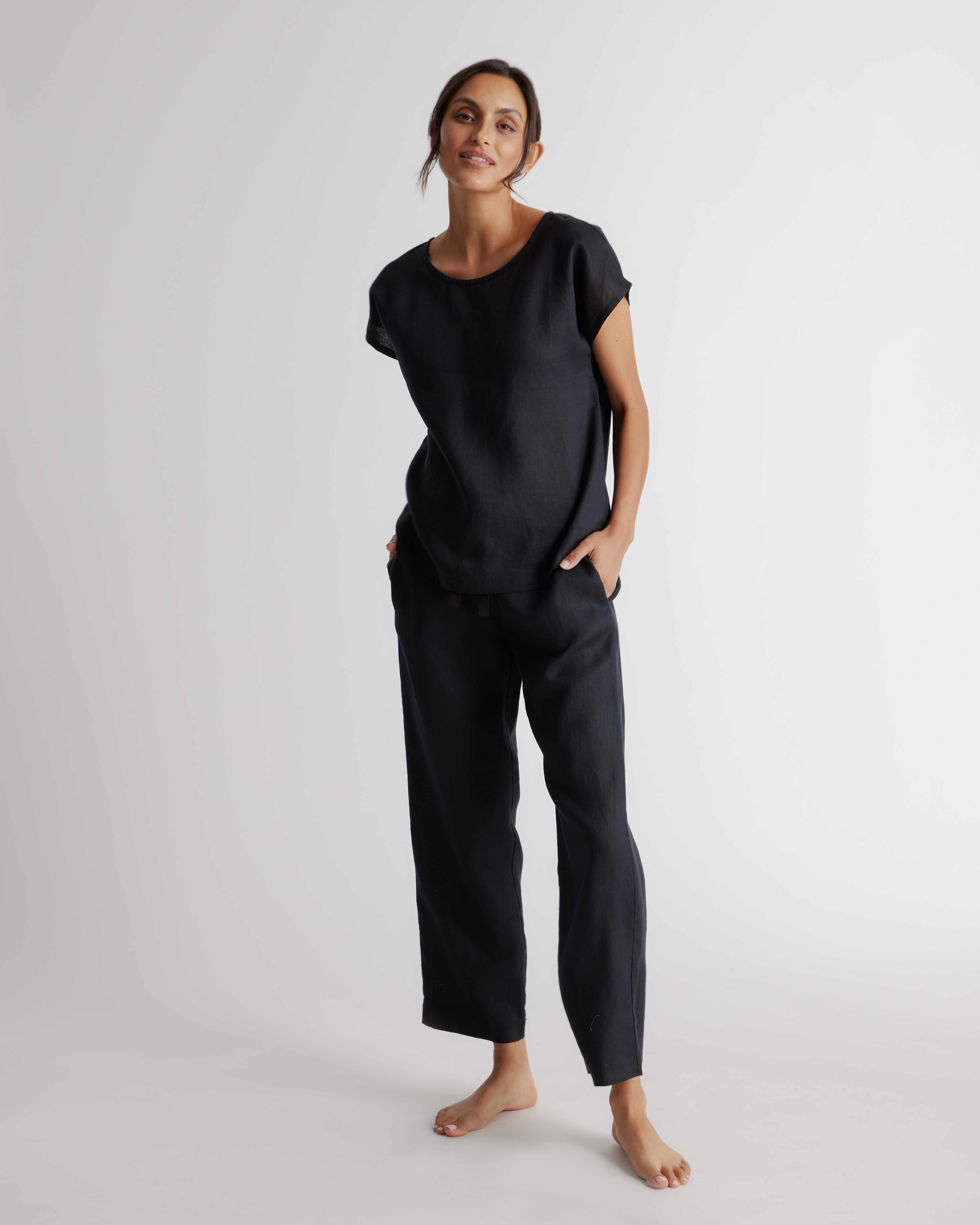 100% European Linen Pajama Set — Image 22