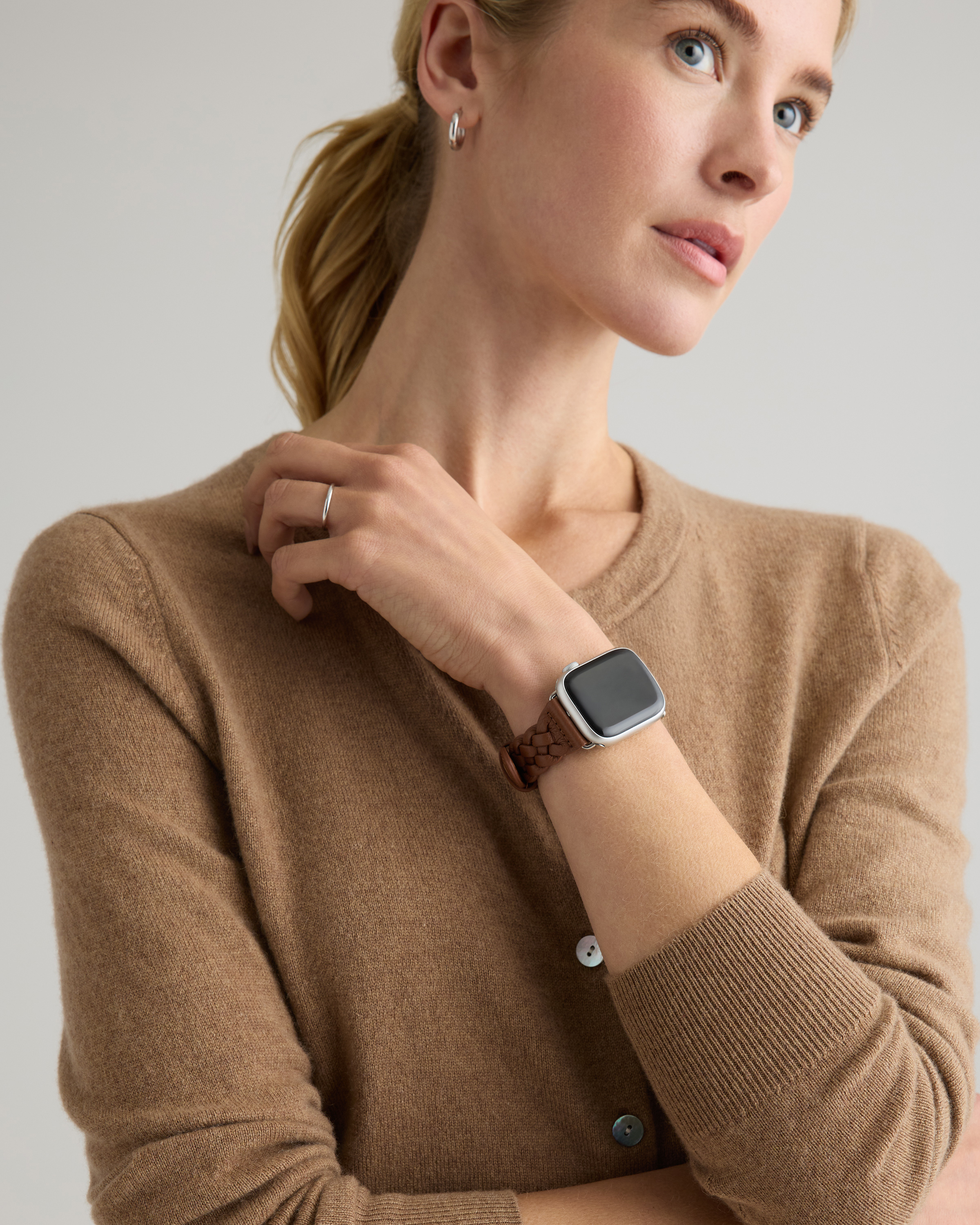 Braided Leather Smartwatch Band — Image 6