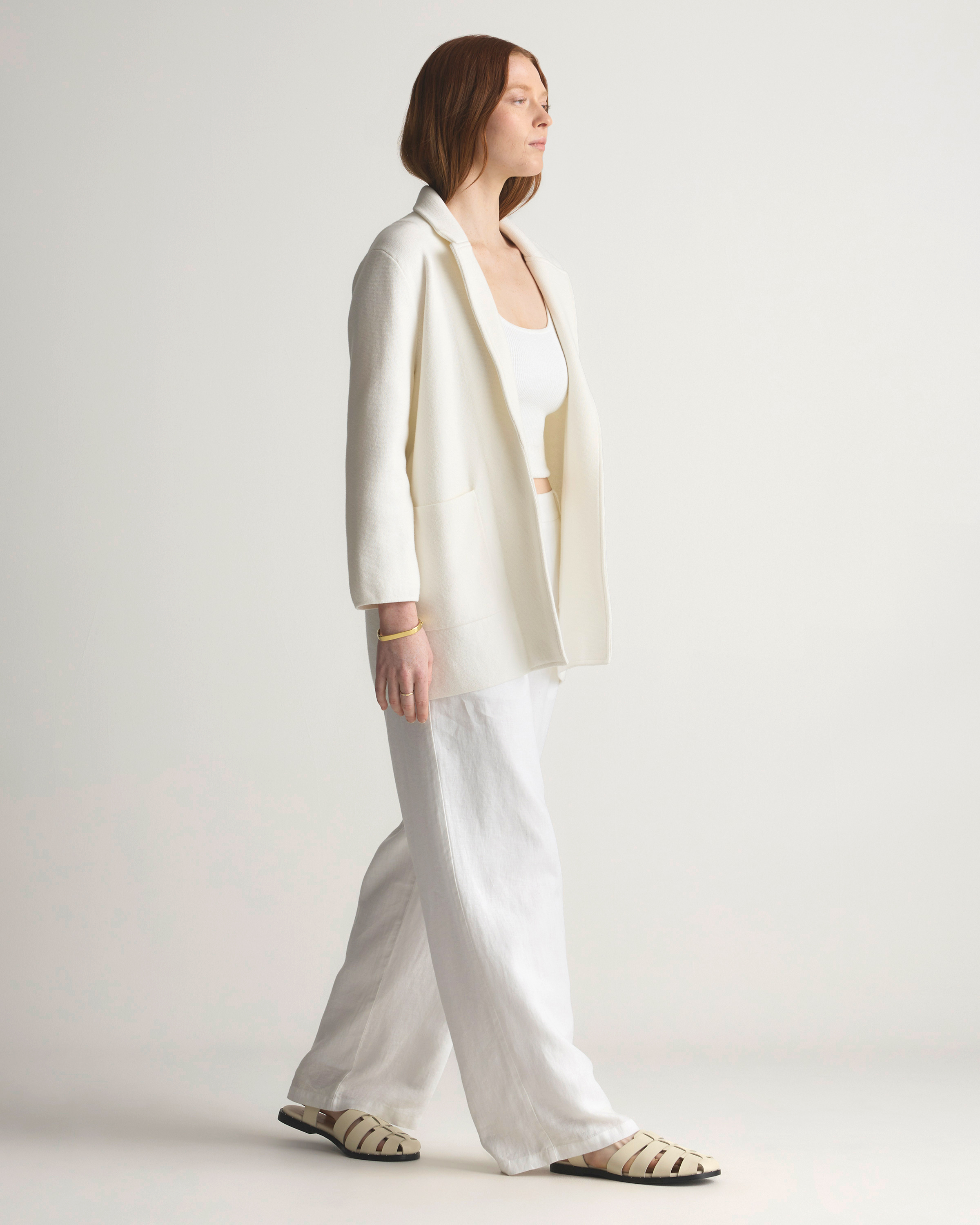 100% Organic Cotton Knit Blazer — Image 33