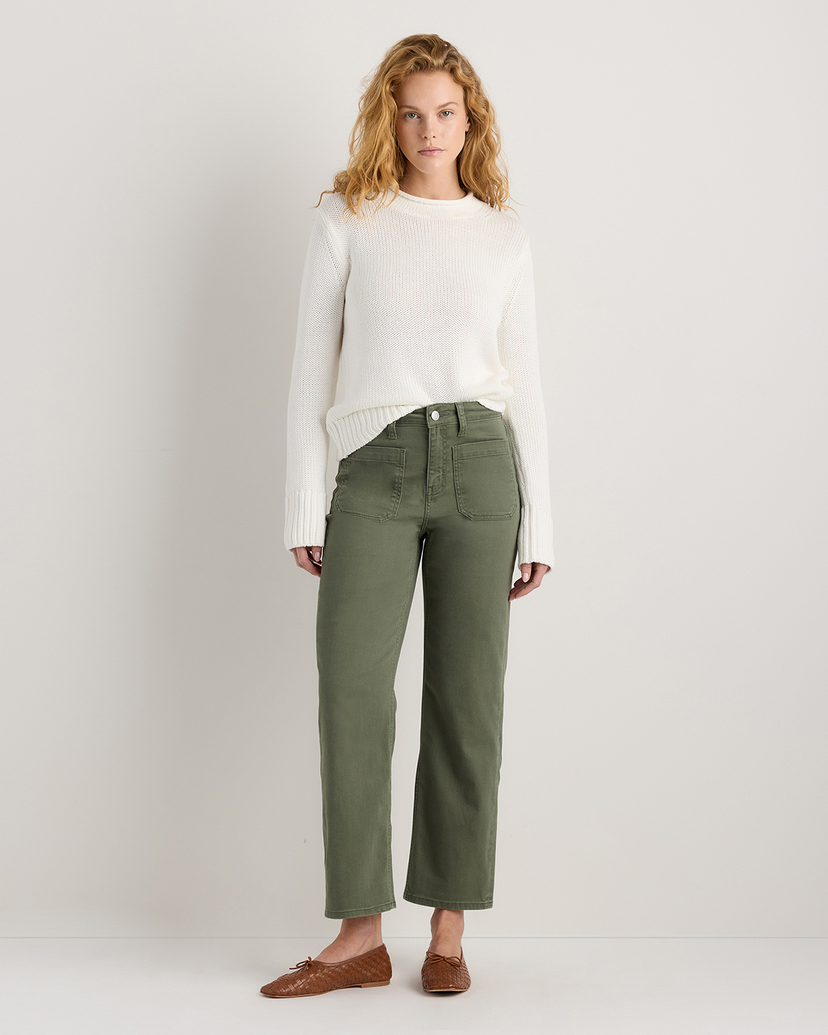 Bella Stretch Patch Pocket Wide Leg Jeans — Image 32