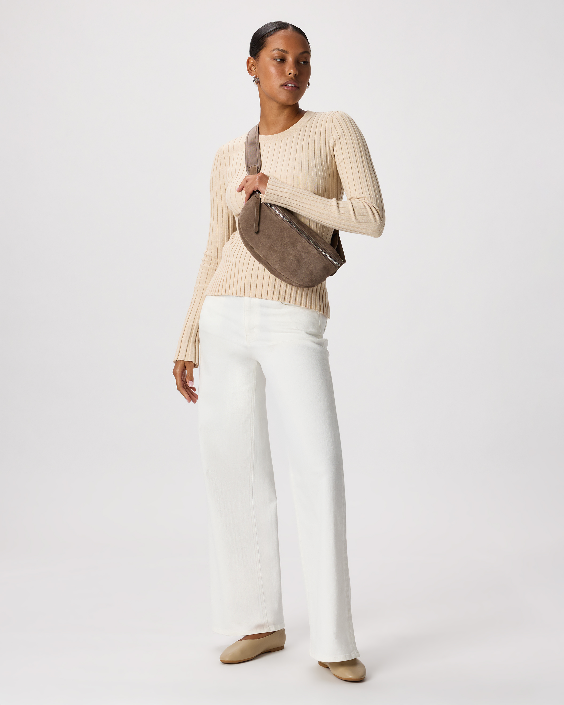 Italian Suede Sling Bag — Image 26