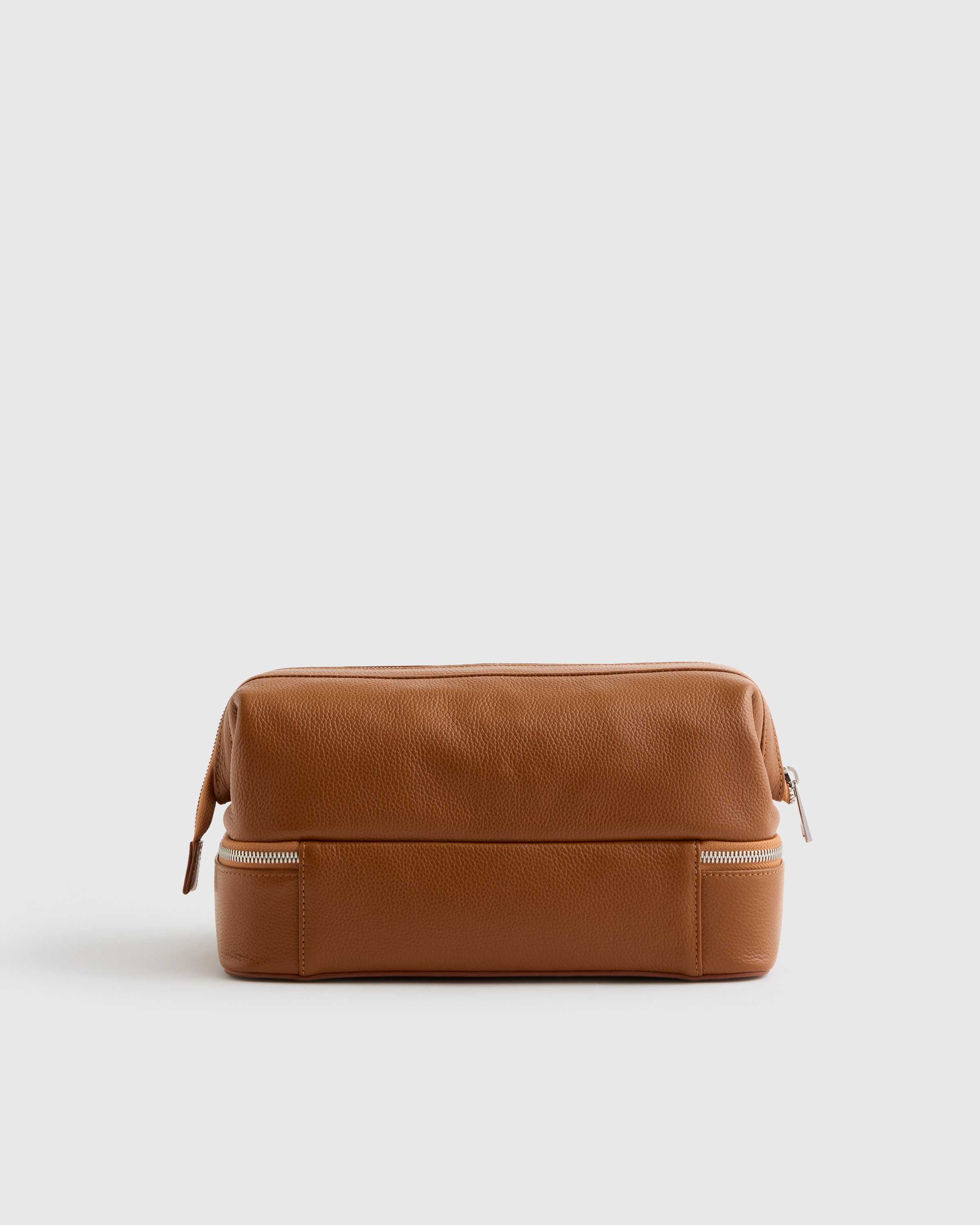Italian Leather Dual Compartment Toiletry Bag — Image 22