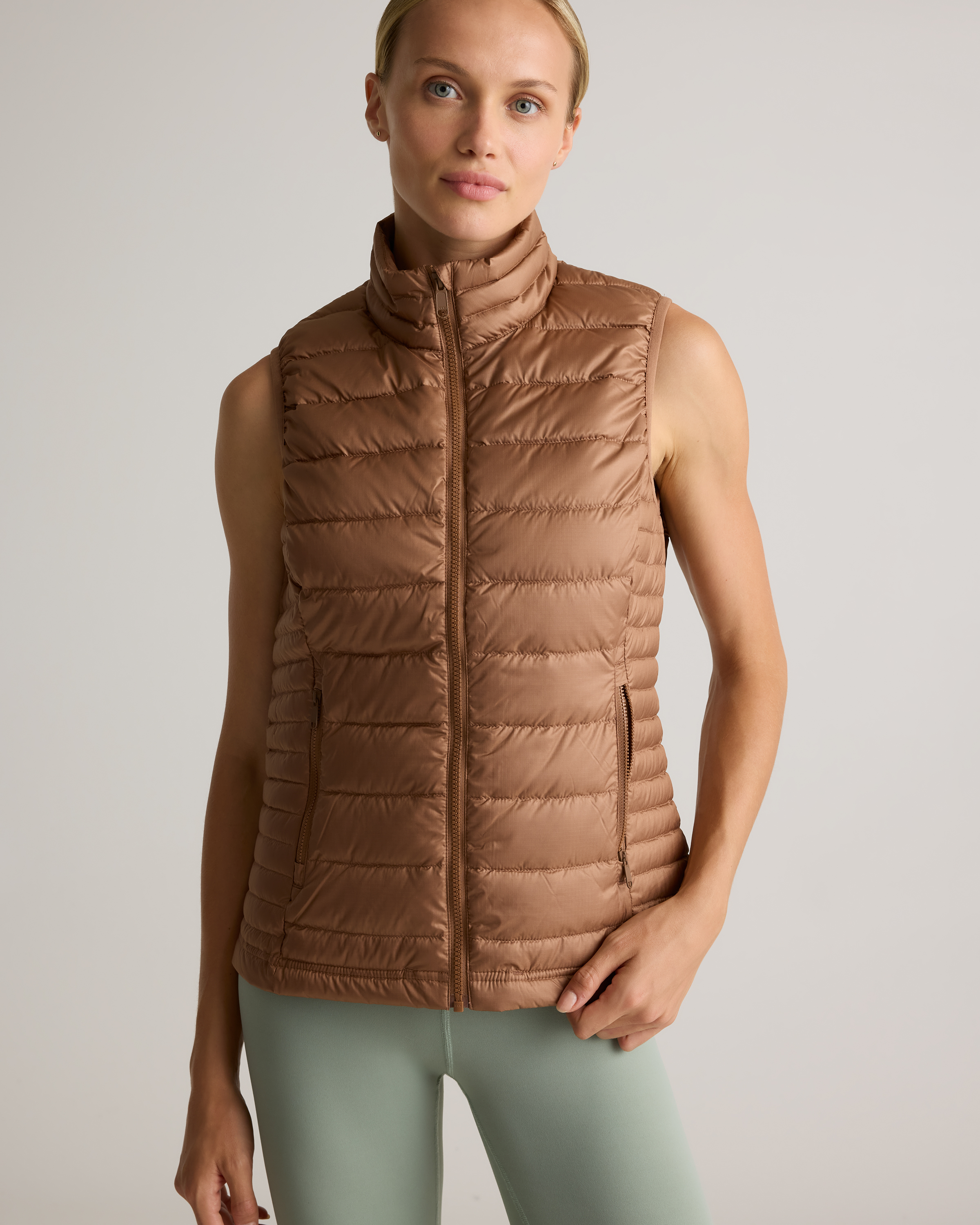 Lightweight Down Packable Puffer Vest — Image 8