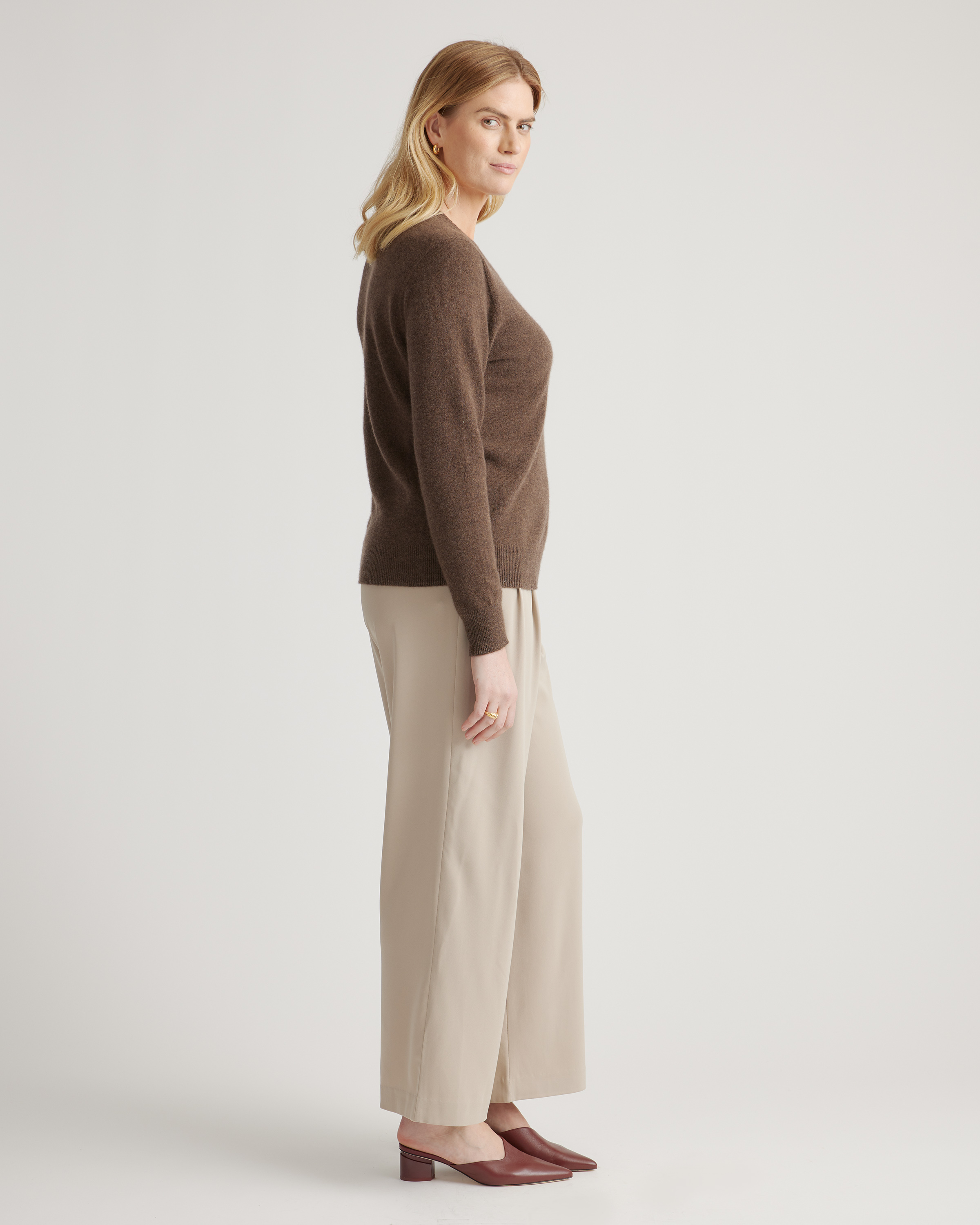 Mongolian Spring Cashmere Crewneck Sweater — Image 39