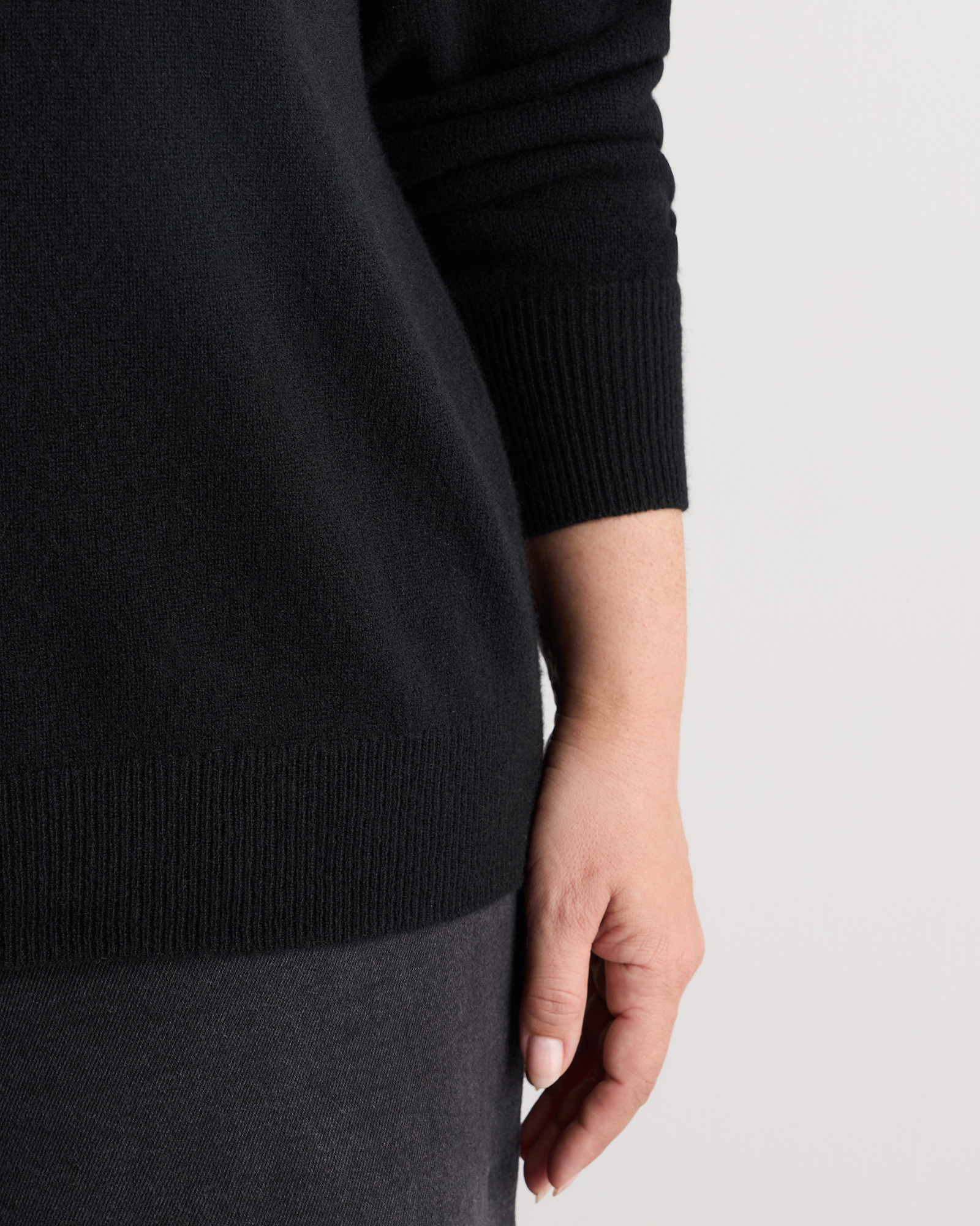 Mongolian Cashmere Boatneck Sweater — Image 7