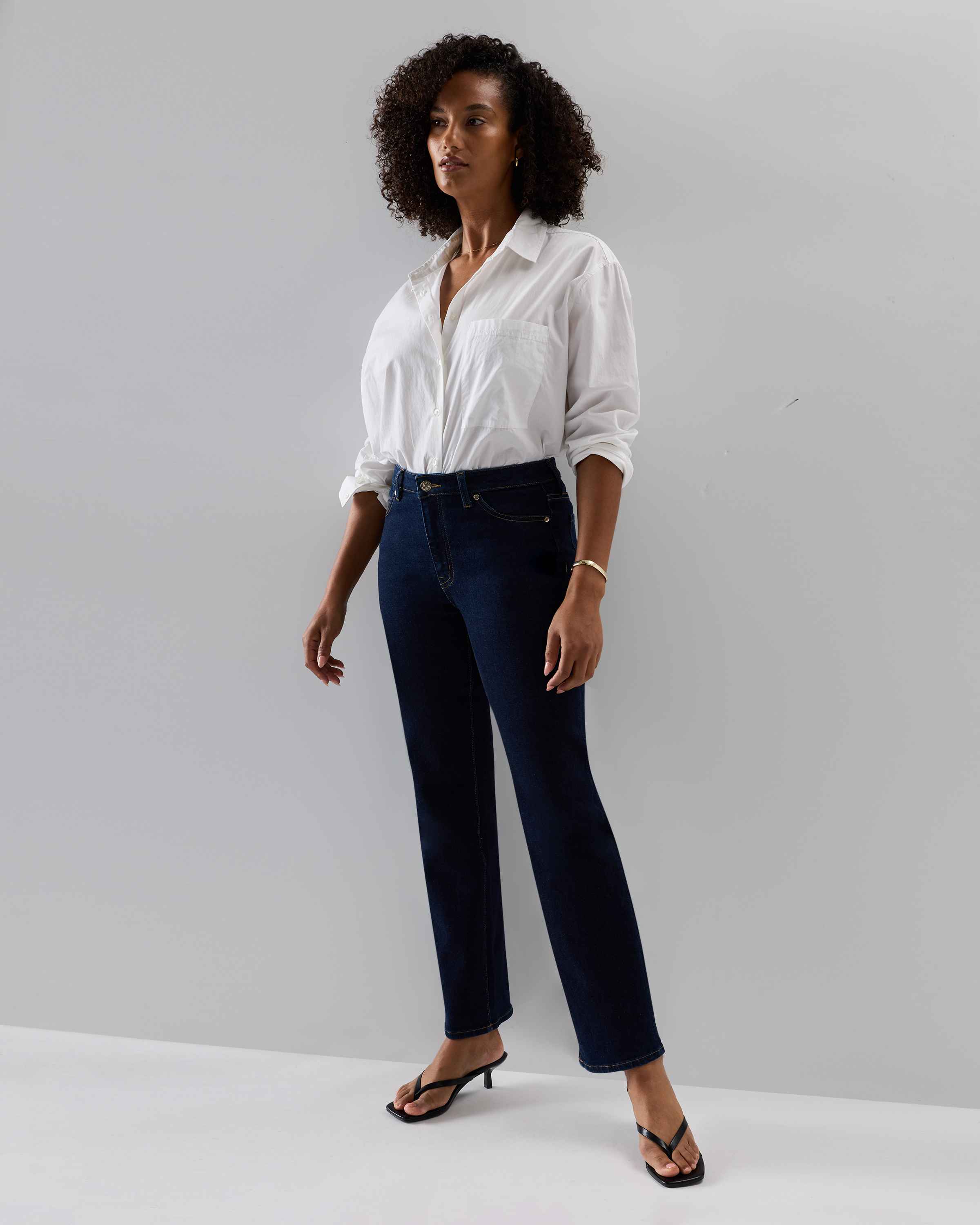 Bella Stretch Straight Jeans — Image 100