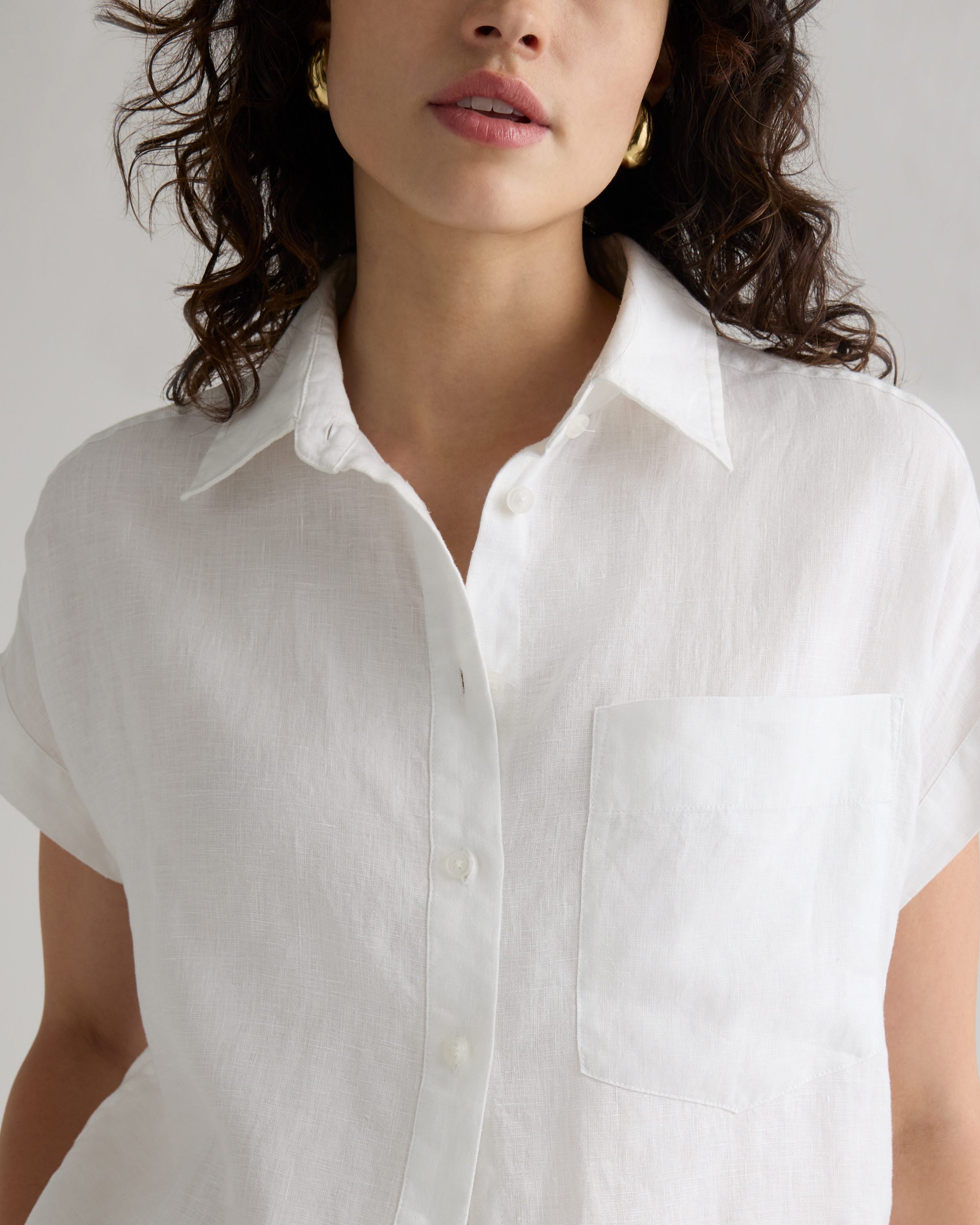 100% European Linen Camp Shirt — Image 9