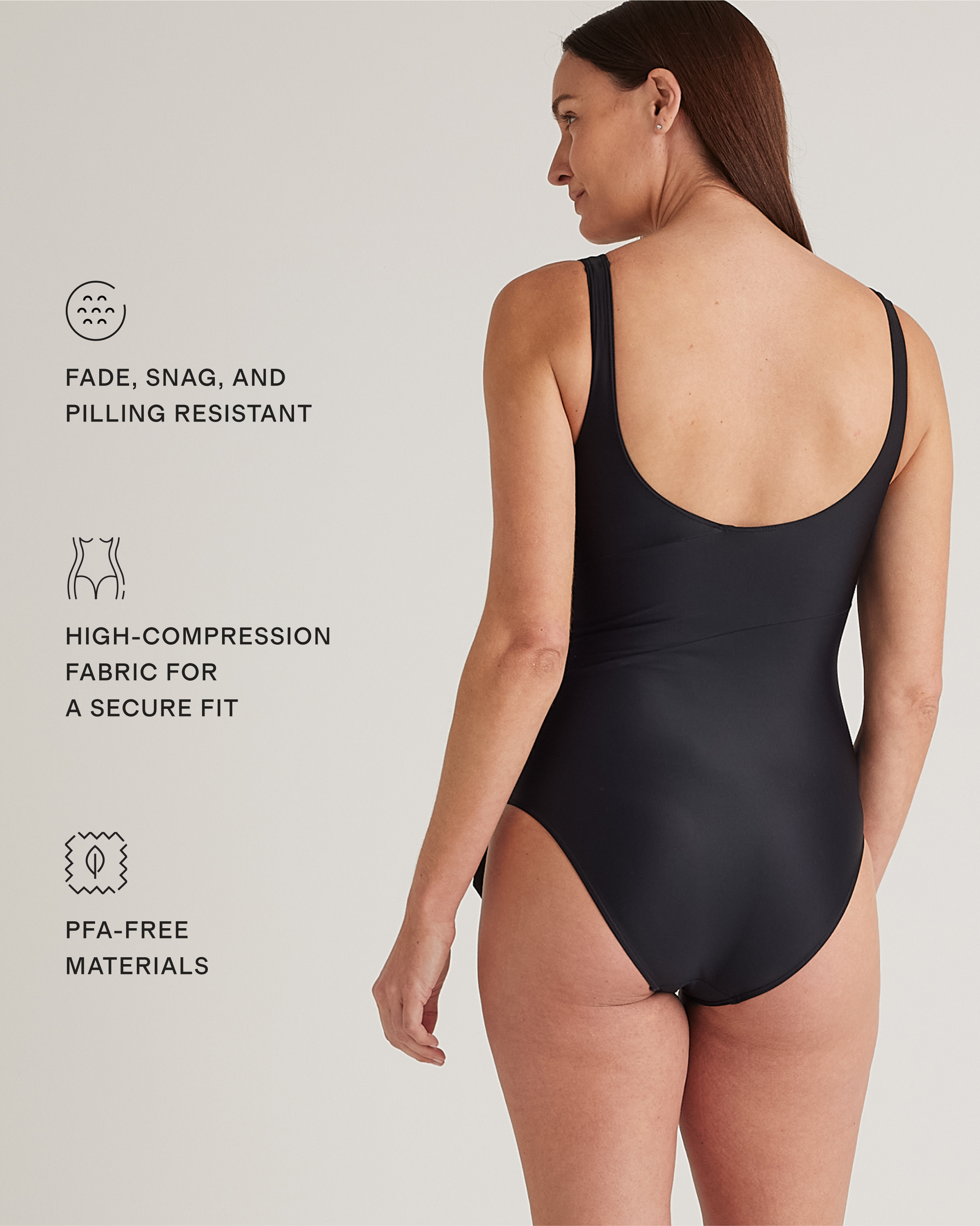 Italian Maternity Wrap One-Piece Swimsuit — Image 4