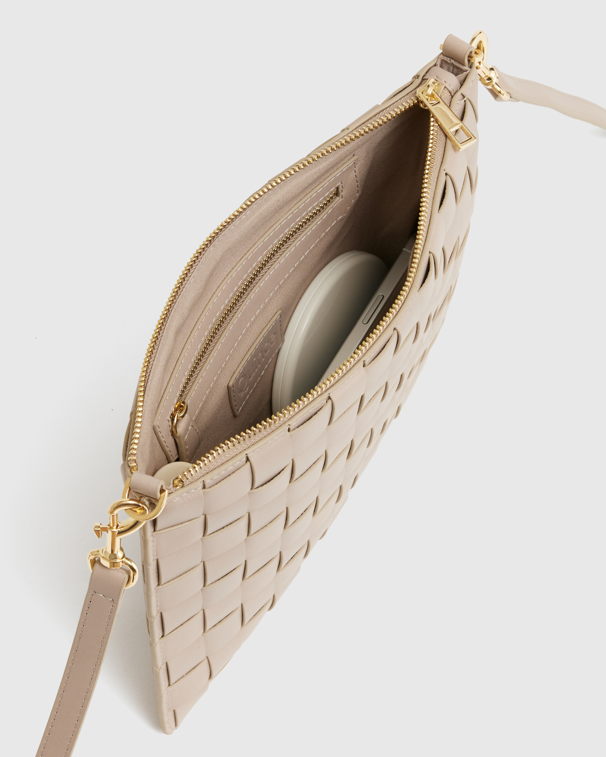 Italian Leather Handwoven Convertible Crossbody — Image 14