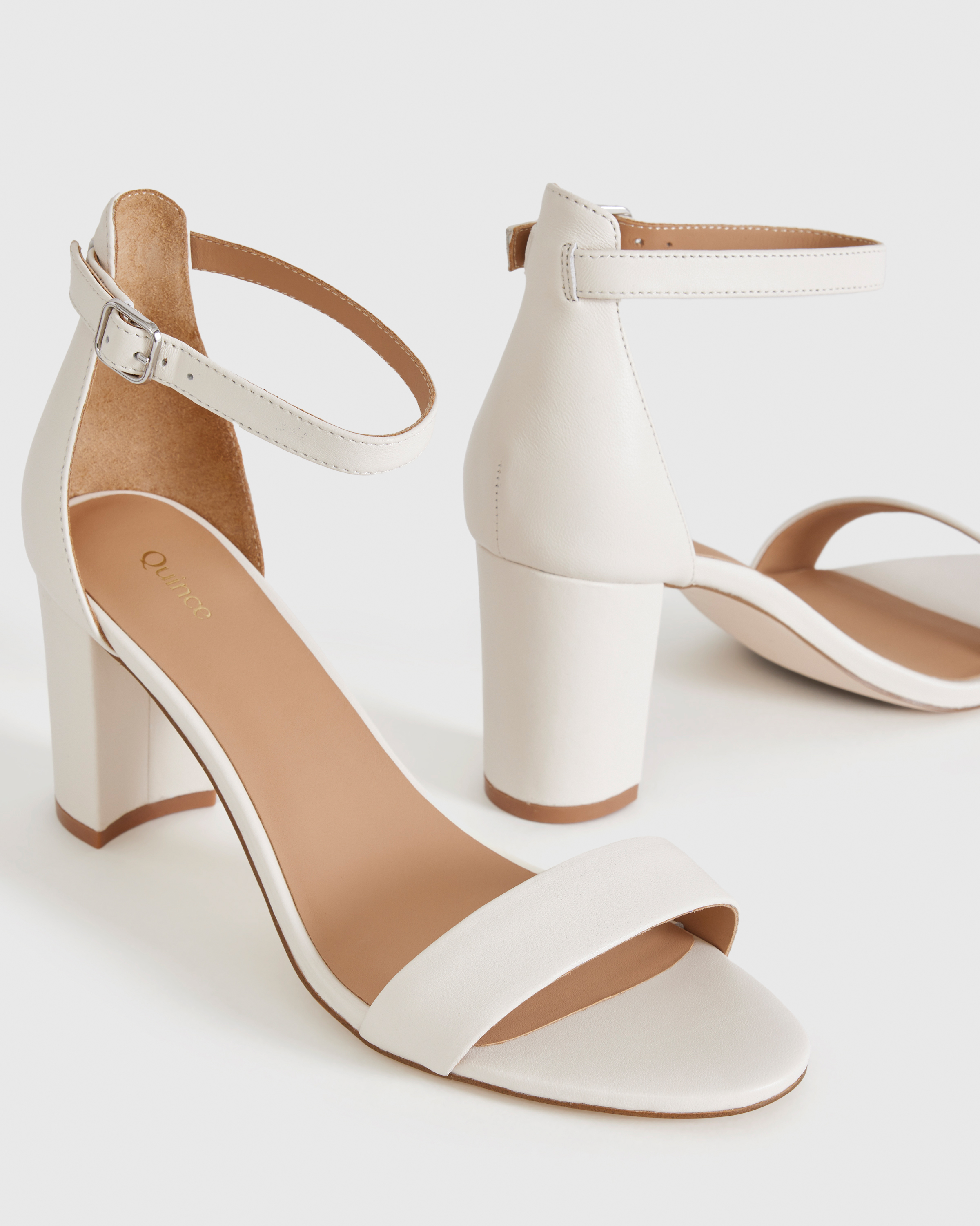 Italian Leather 65mm Block Heel — Image 5