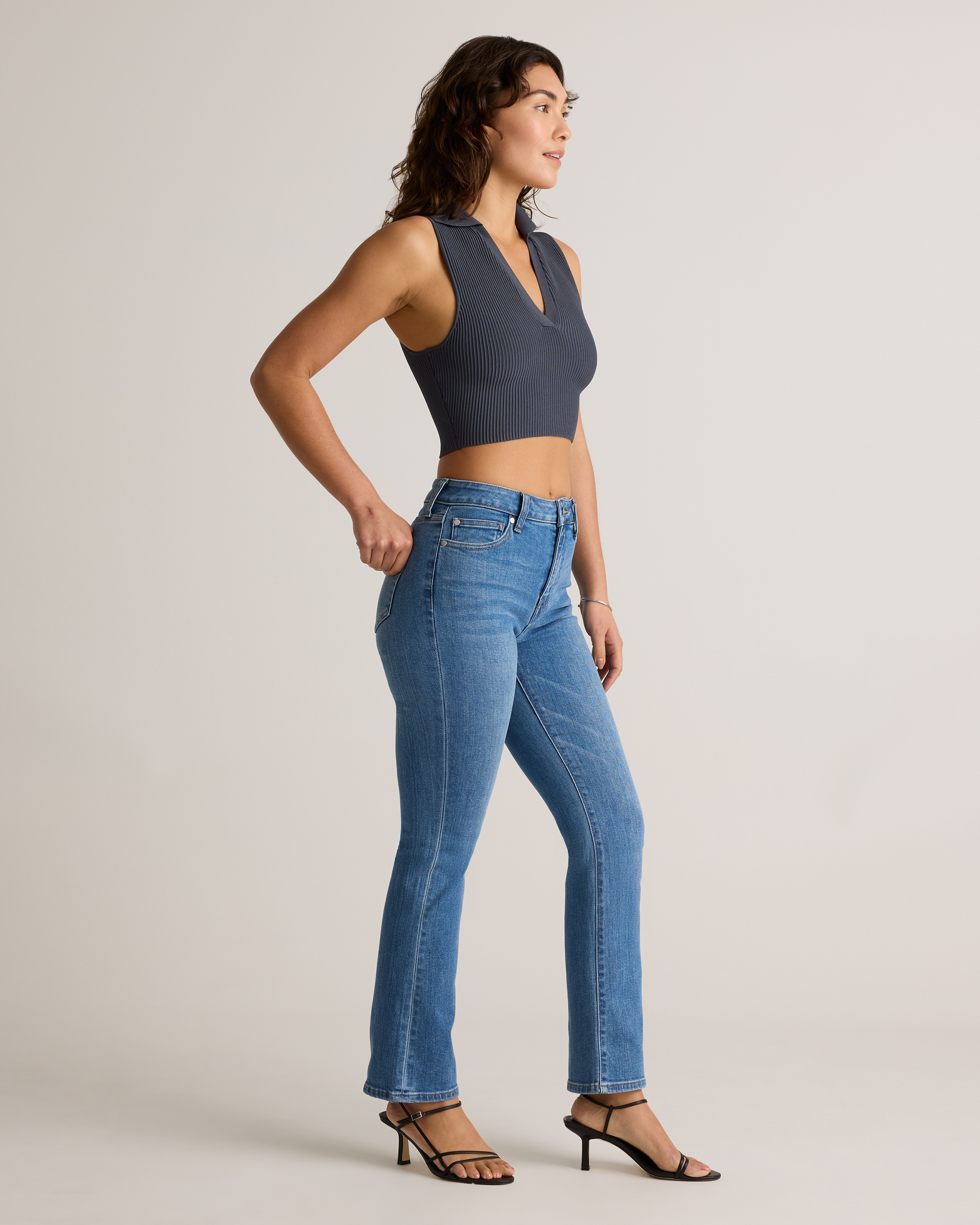 Bella Stretch Kick Flare Jeans — Image 128