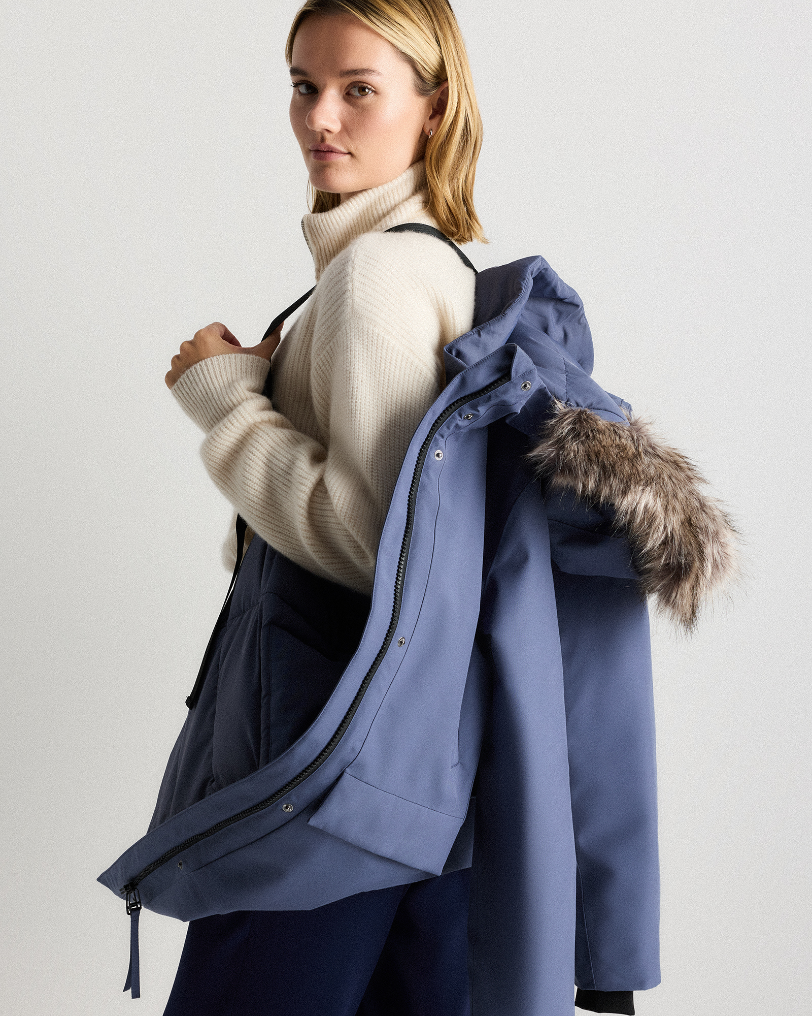 Responsible Down Hooded Long Parka — Image 31