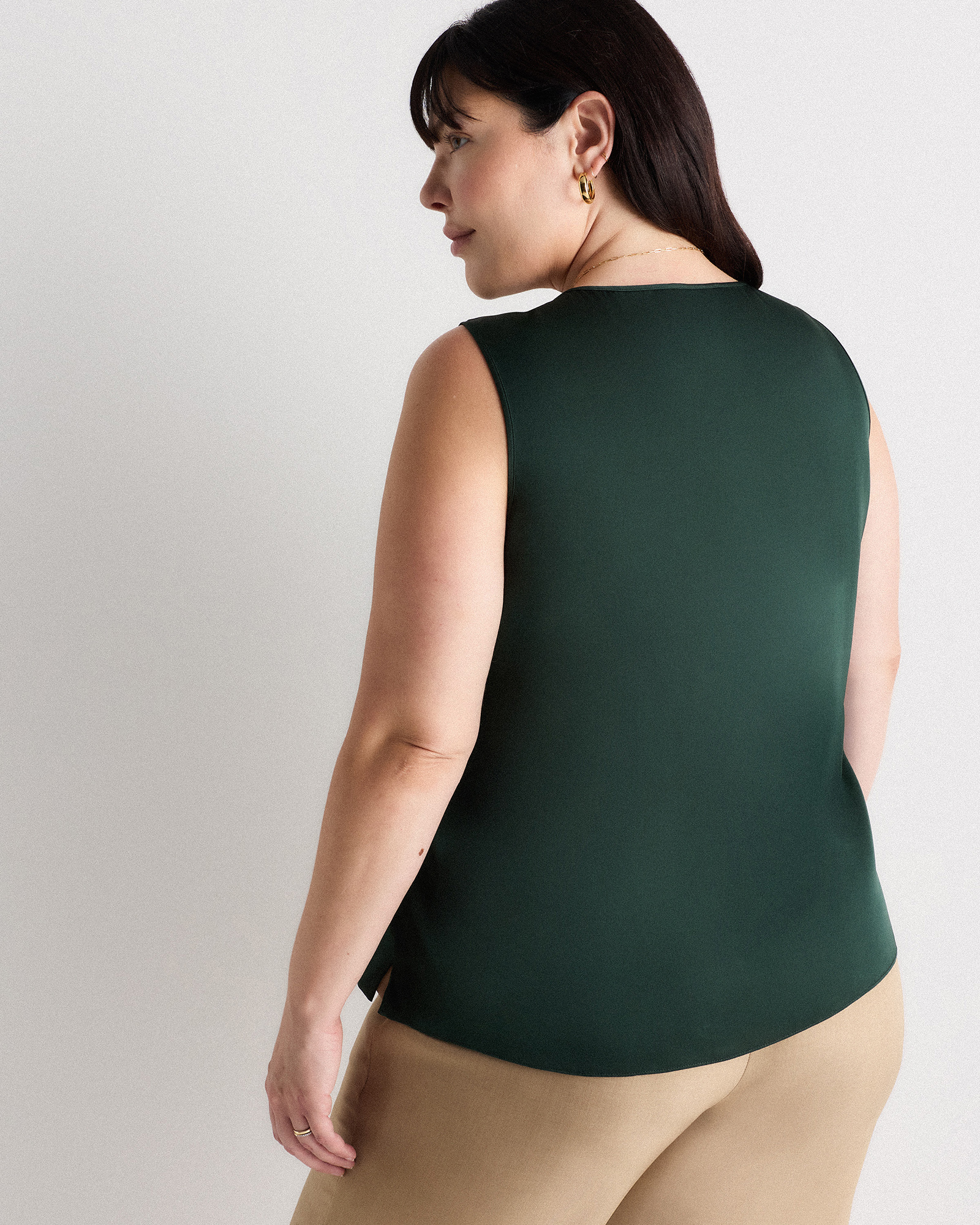 Washable Stretch Silk Tank — Image 18