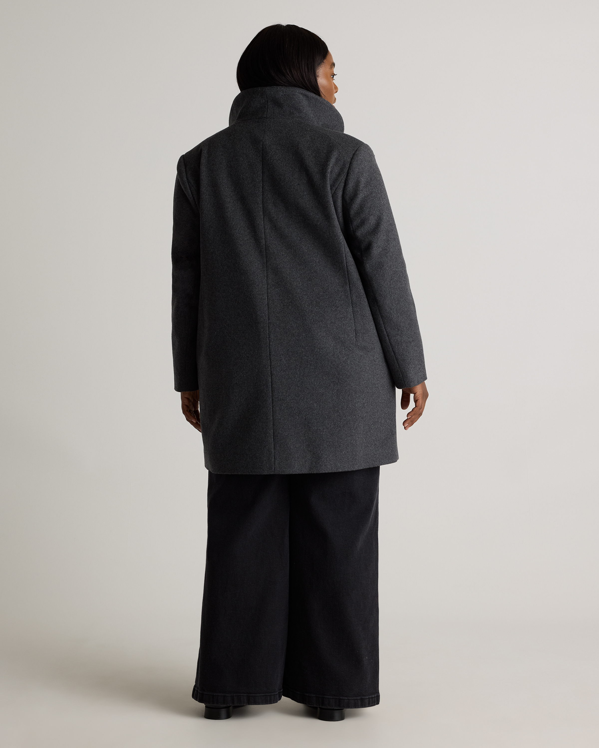Italian Wool Cocoon Coat — Image 12