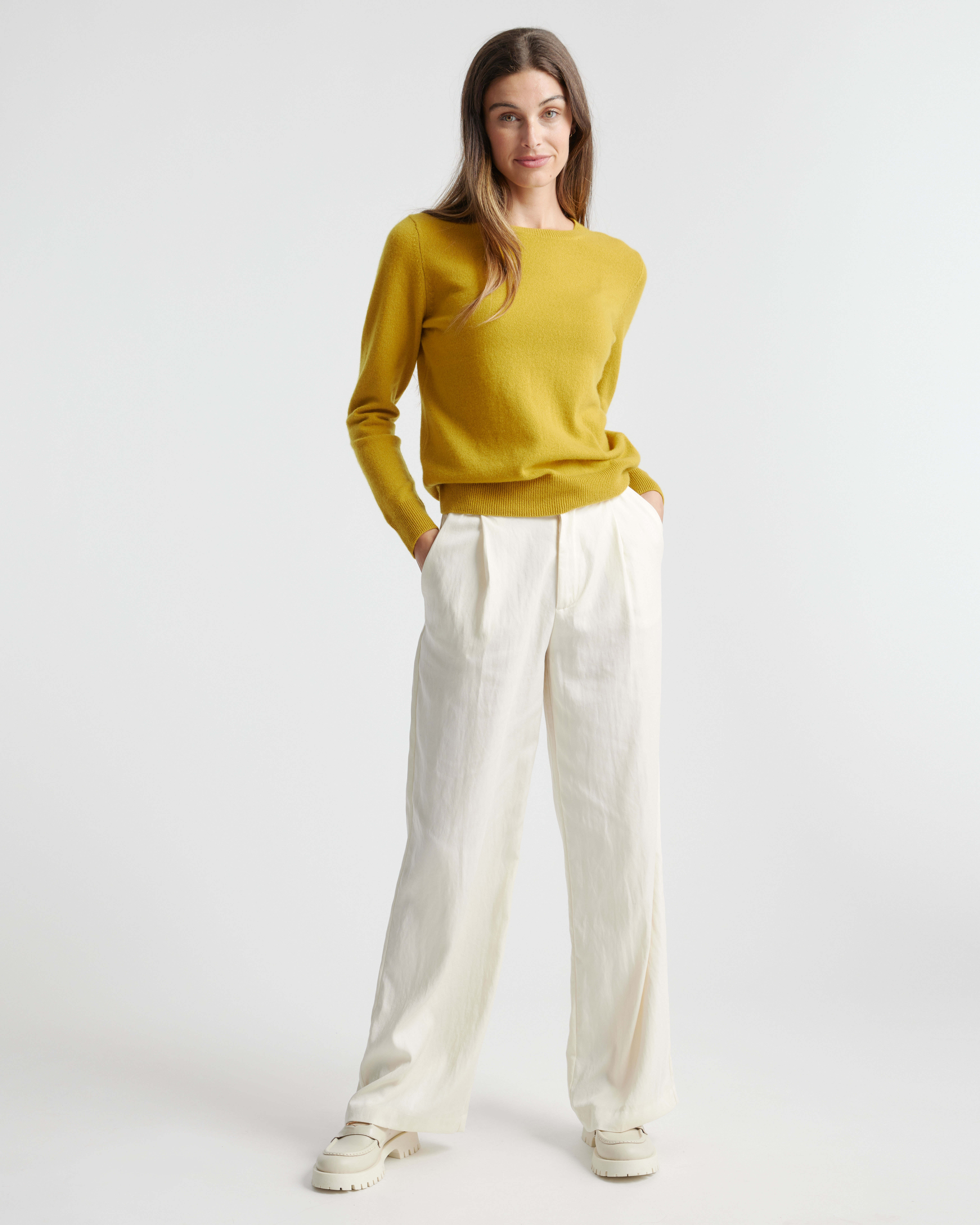 Mongolian Spring Cashmere Crewneck Sweater — Image 9