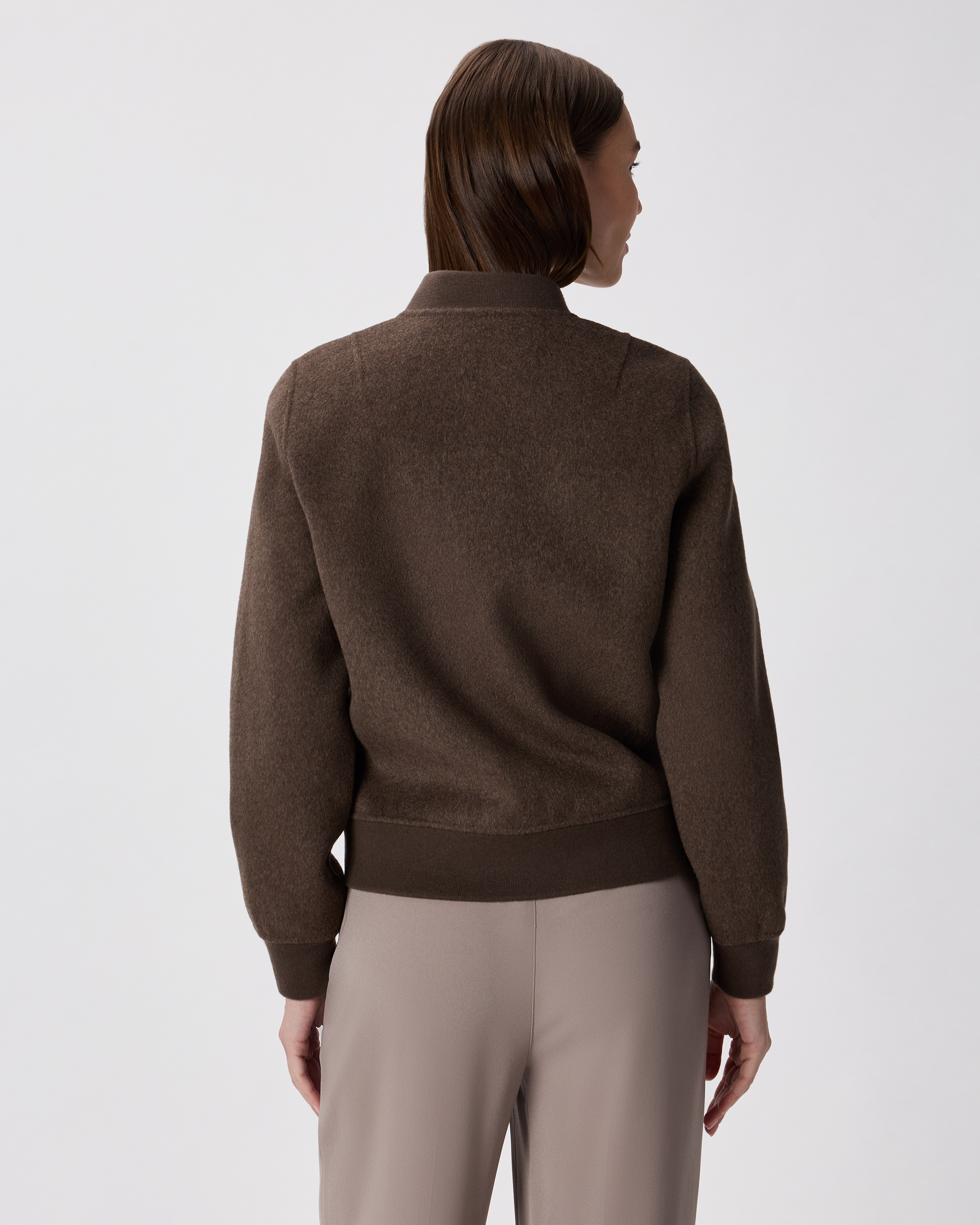 Double-Faced Merino Wool Bomber Jacket — Image 13