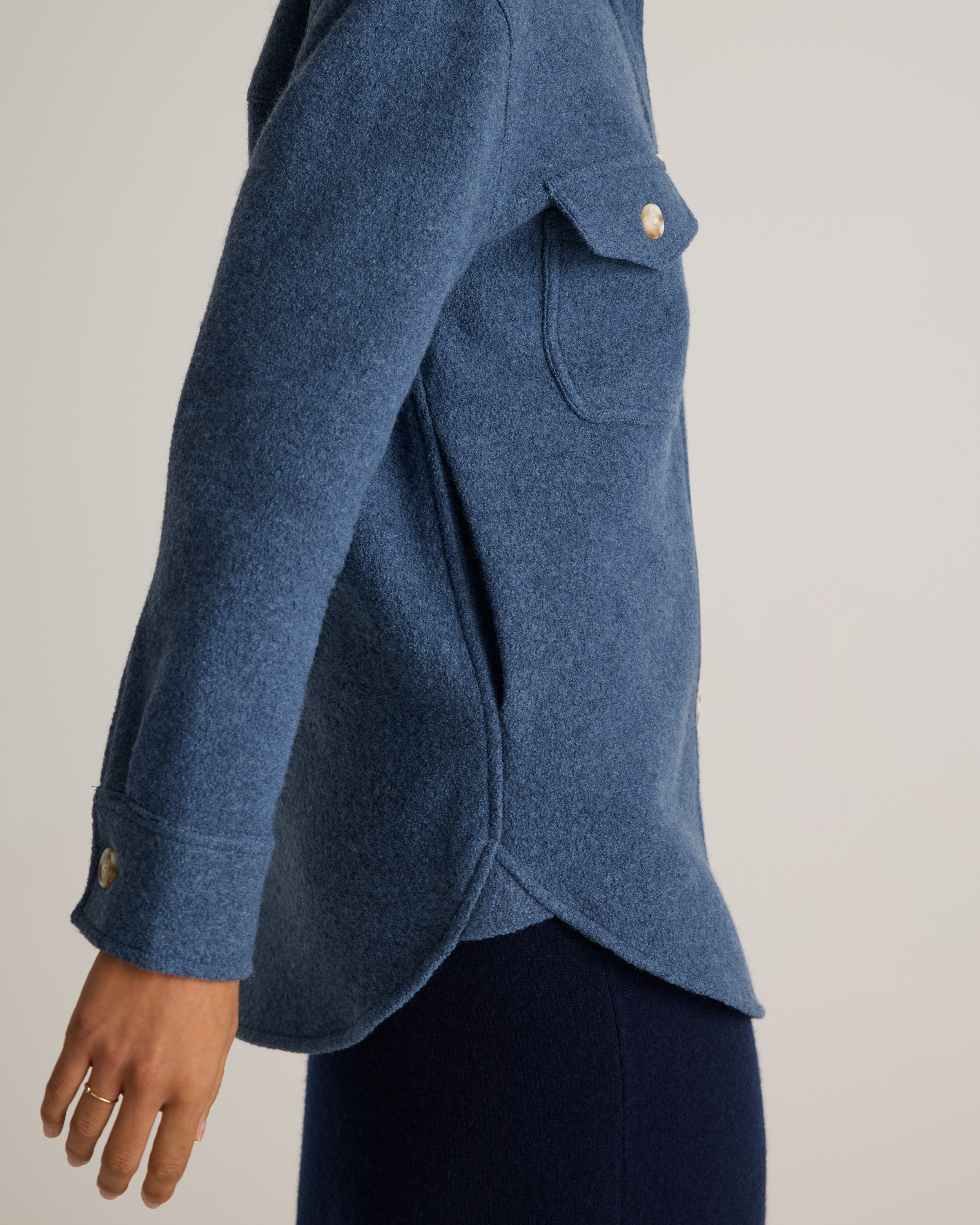 100% Merino Wool Shirt Jacket — Image 10