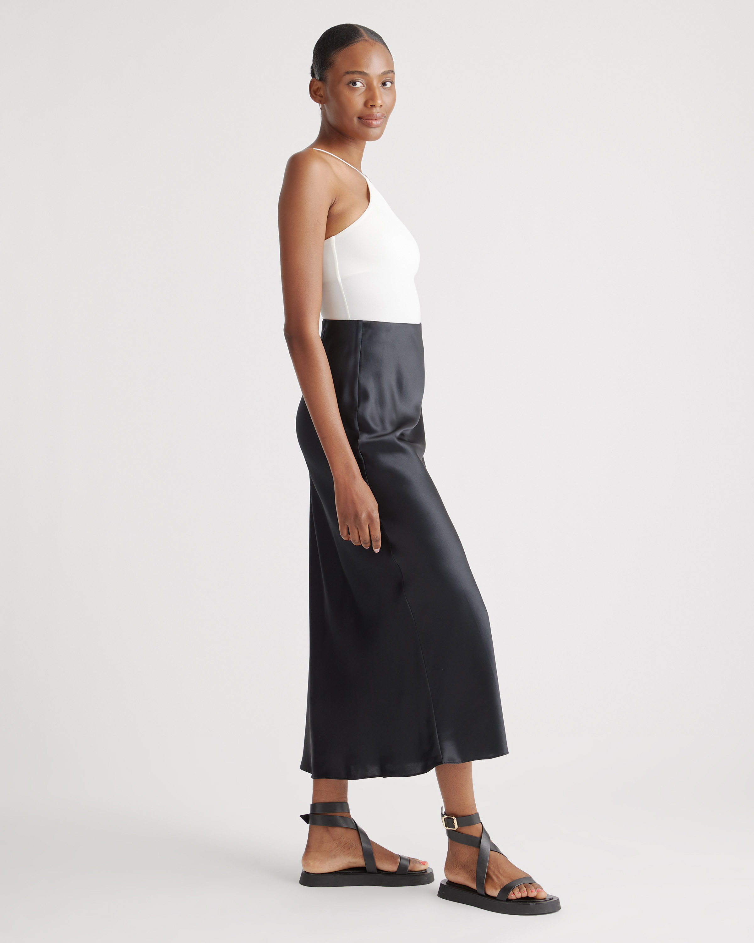 100% Washable Silk Maxi Skirt — Image 59