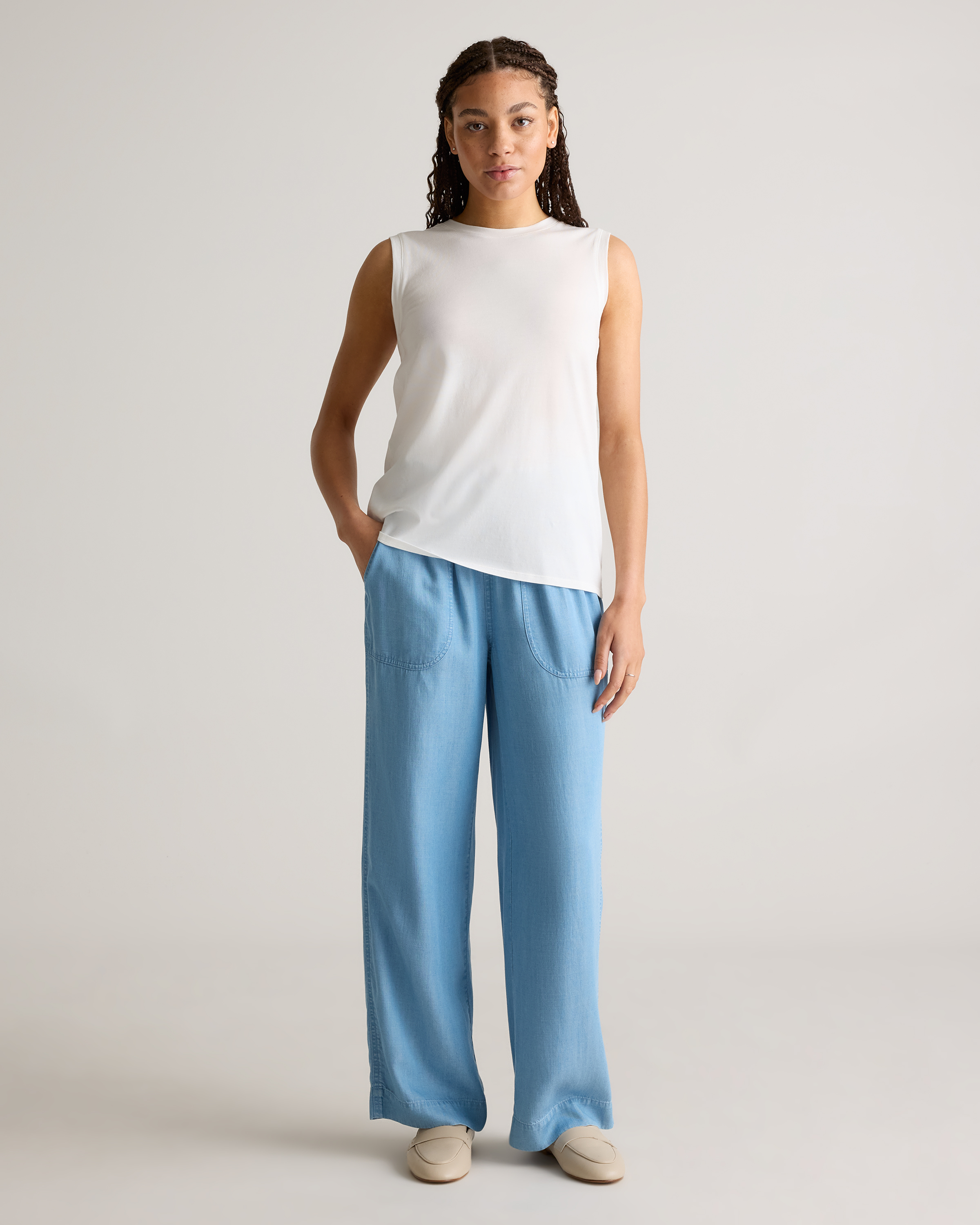 Cotton Modal Muscle Tank — Image 30
