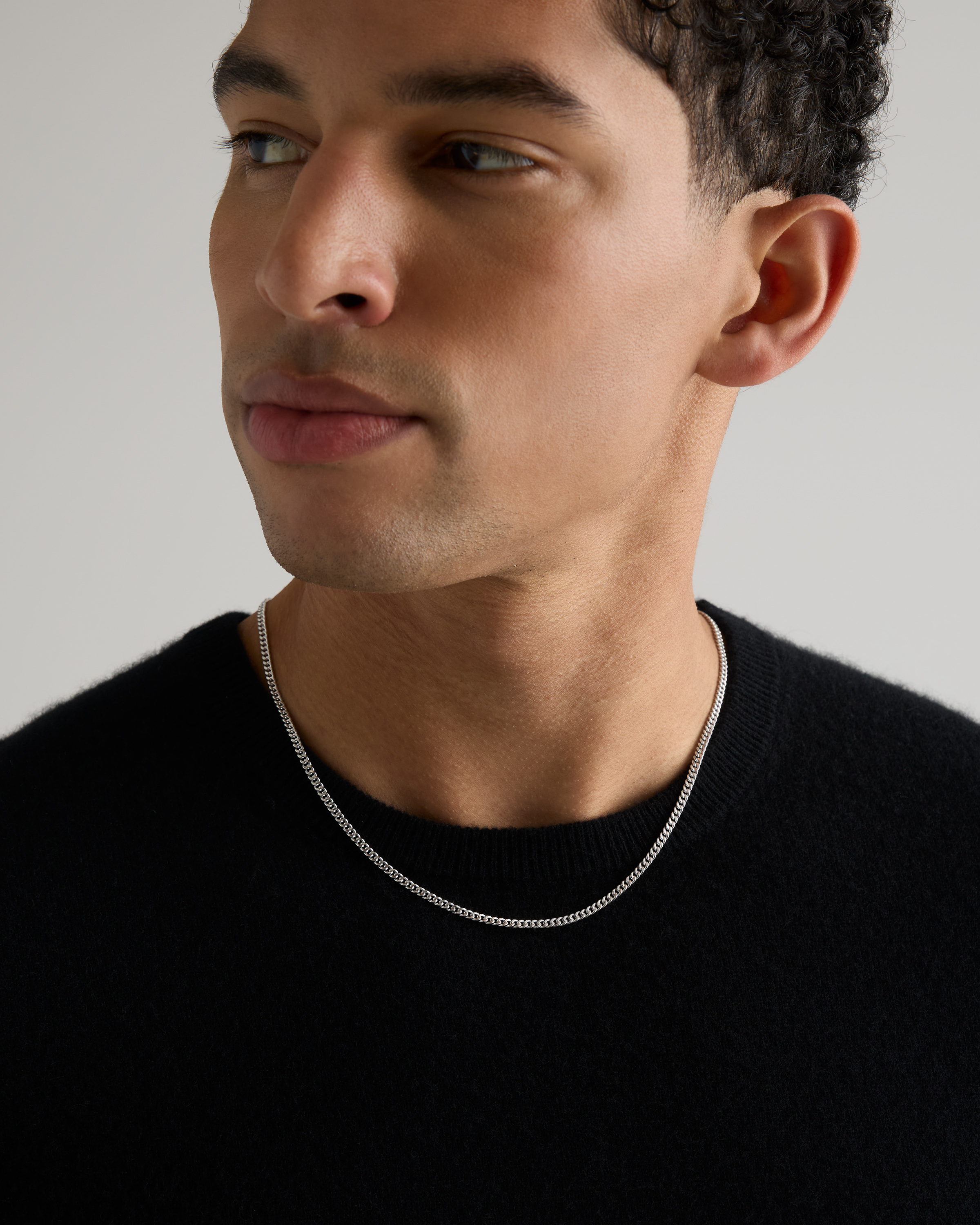 Cuban Curb Chain Necklace — Image 10