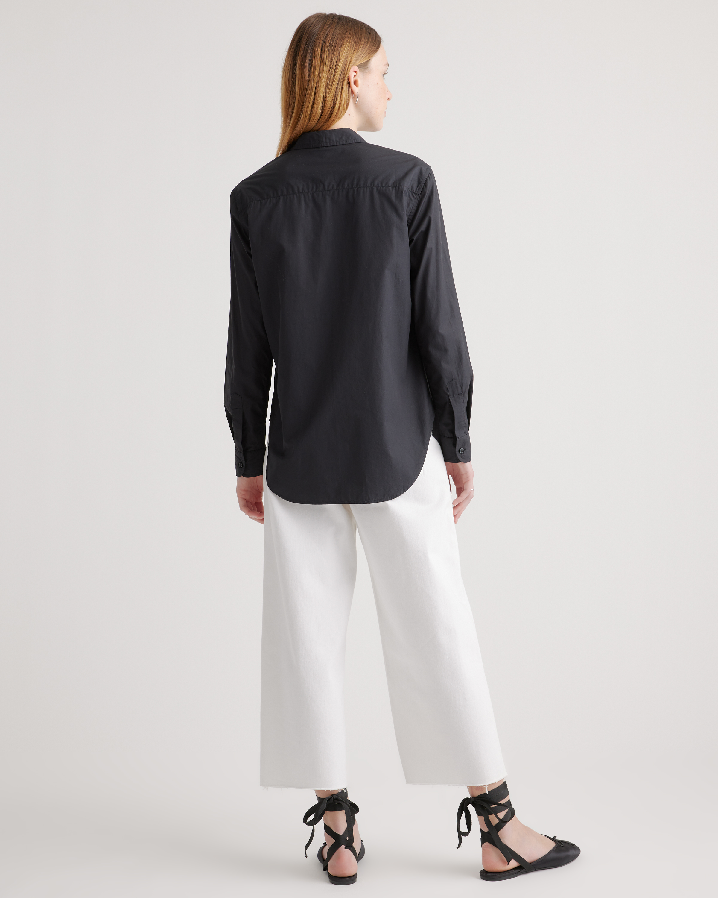 100% Organic Cotton Poplin Long Sleeve Shirt — Image 35
