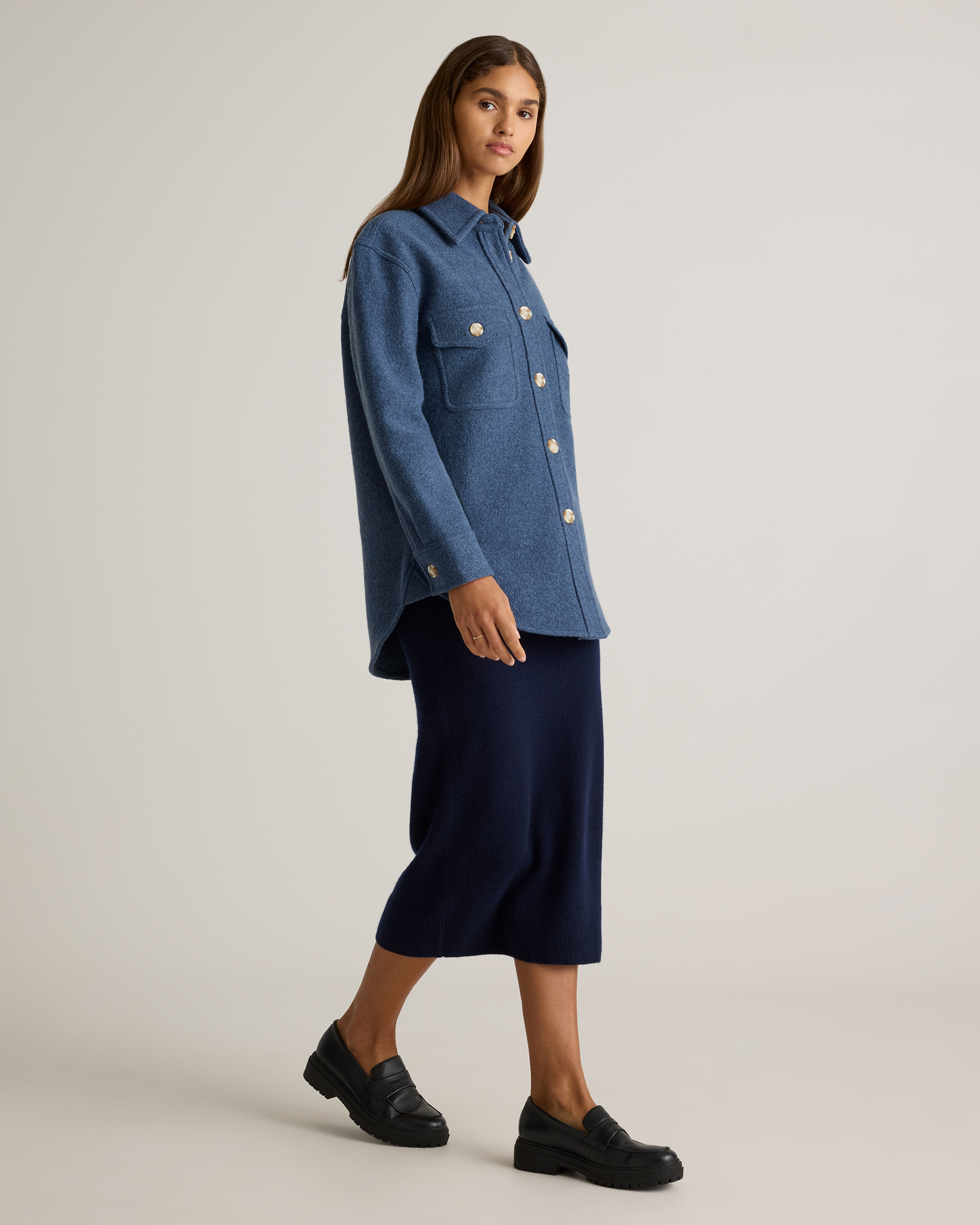 100% Merino Wool Shirt Jacket — Image 29