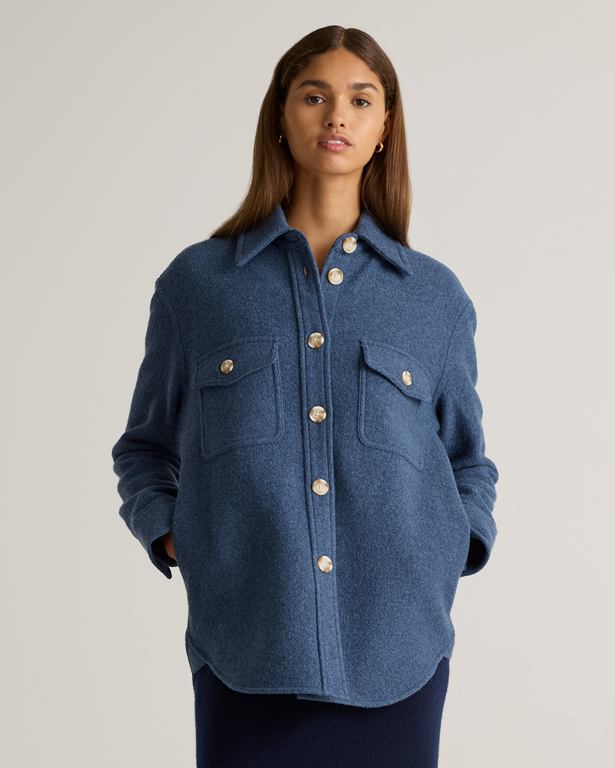 100% Merino Wool Shirt Jacket — Image 18