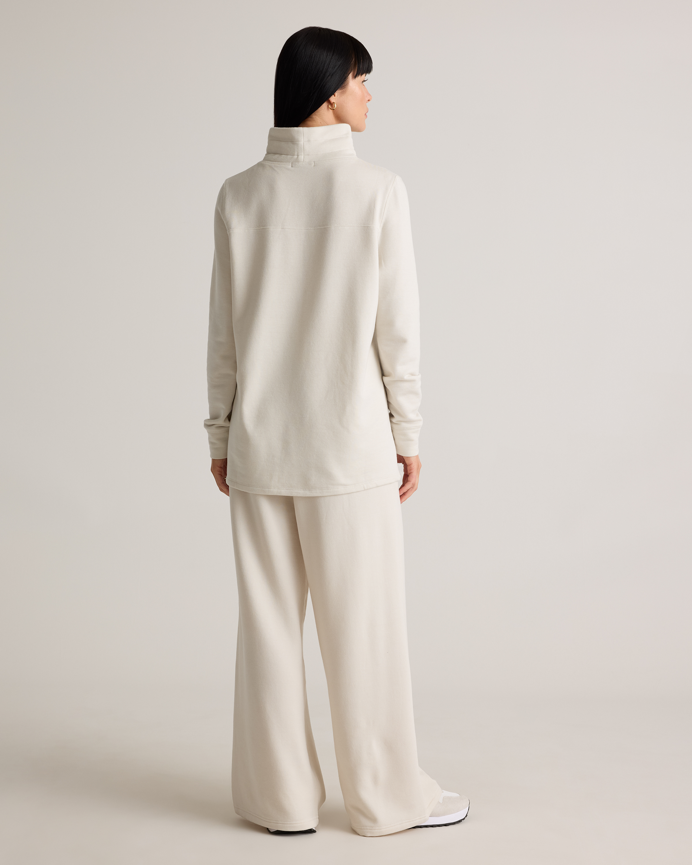 SuperSoft Fleece Mock Neck Pullover — Image 6