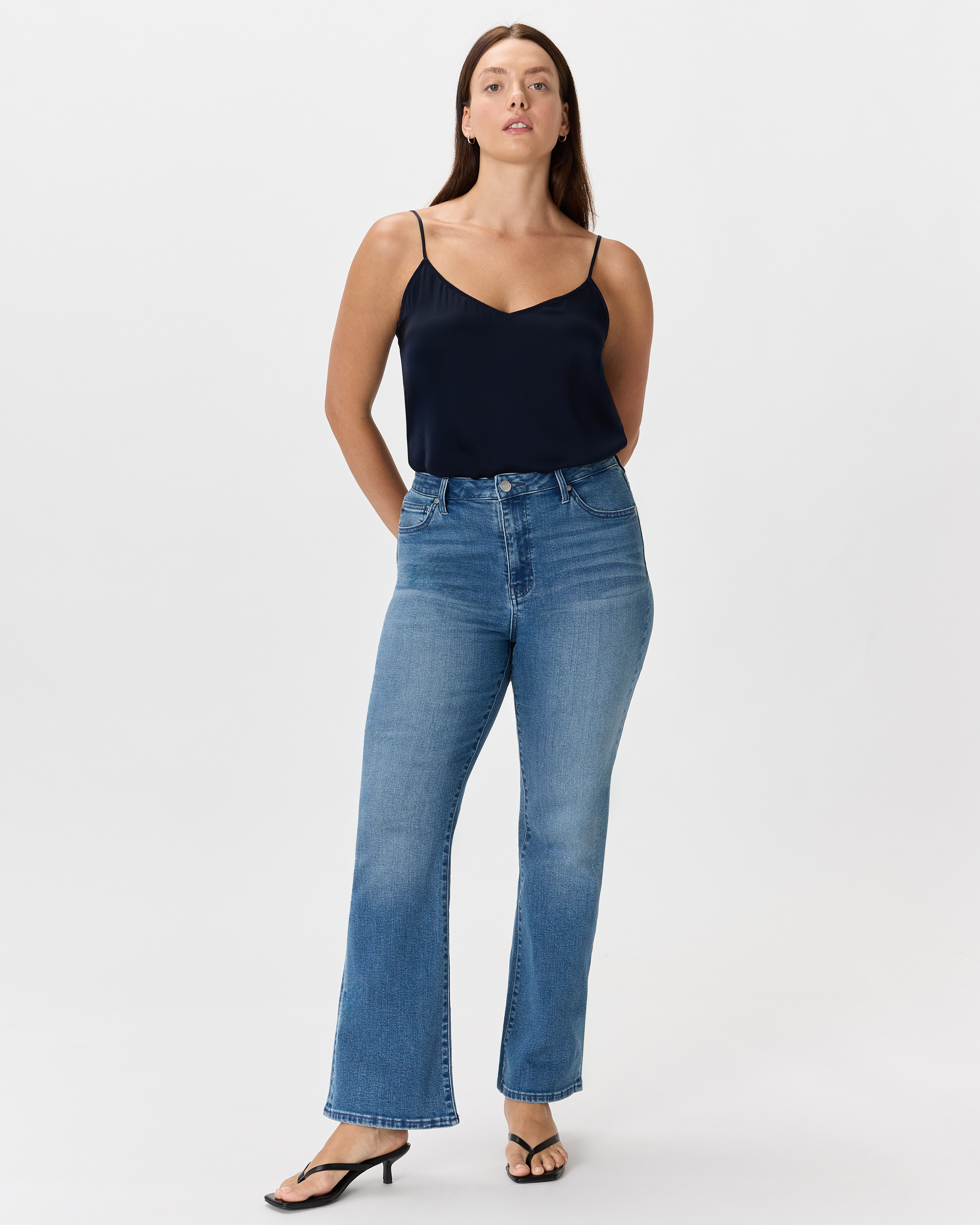 Bella Stretch Kick Flare Jeans — Image 83