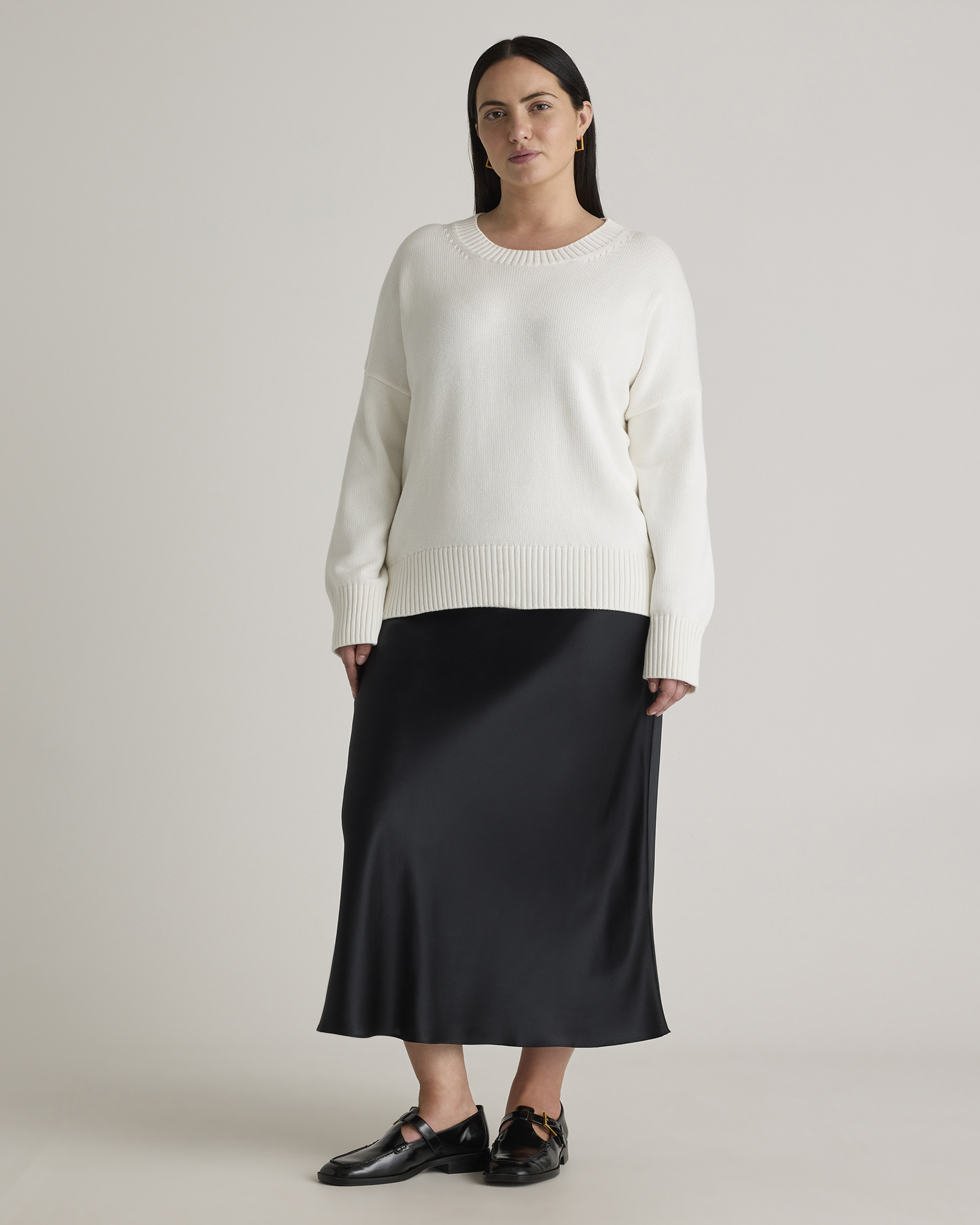 100% Organic Cotton Boyfriend Crew Sweater — Image 23