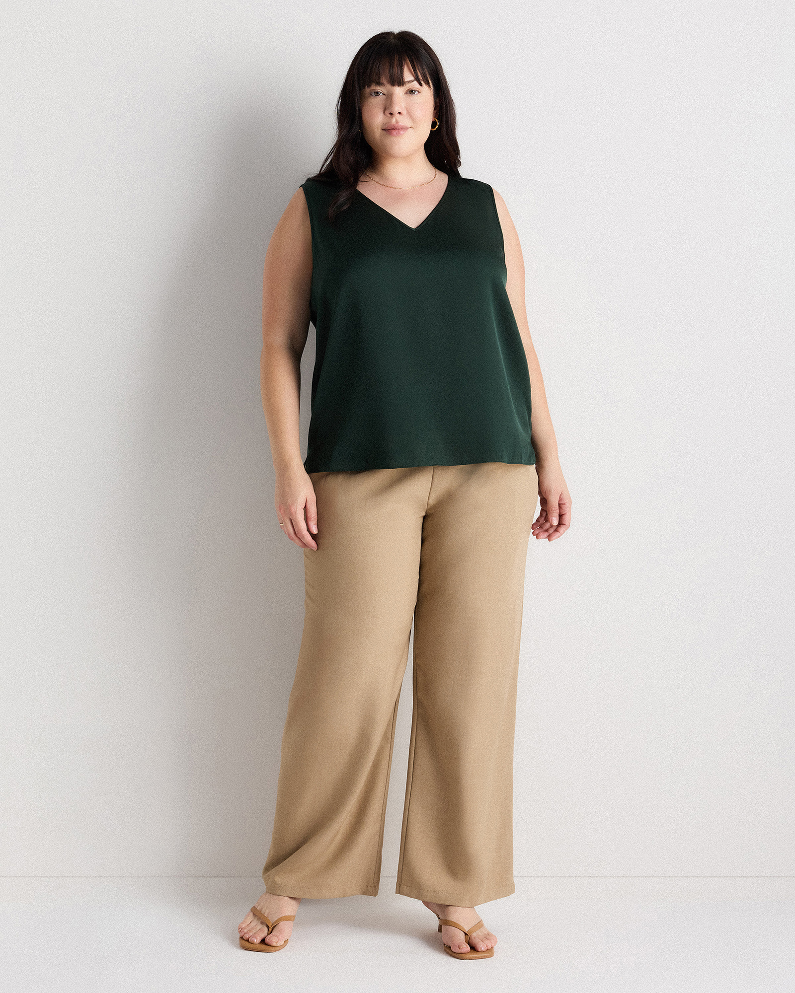 Washable Stretch Silk Tank — Image 19
