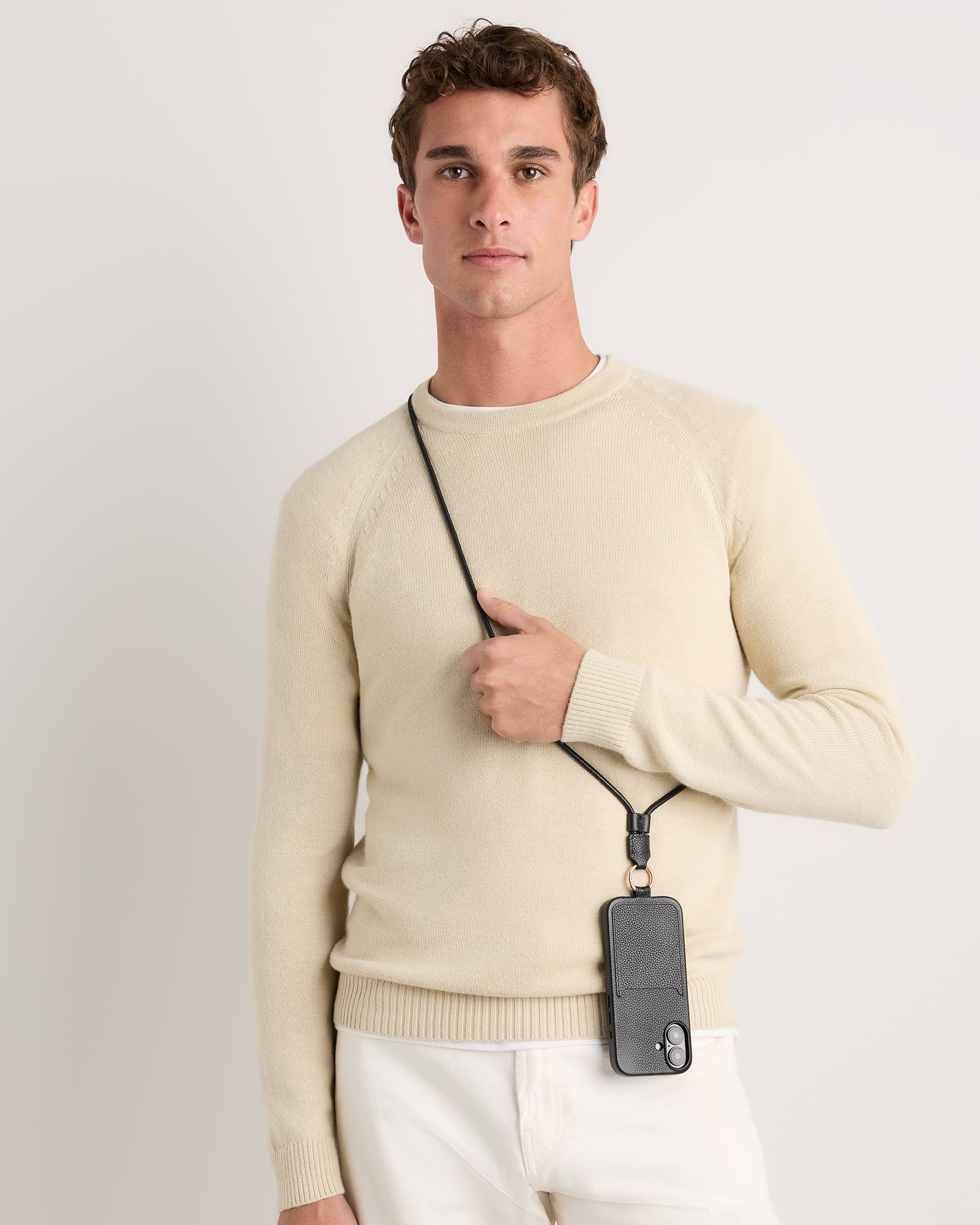 Italian Leather Phone Crossbody Case — Image 15