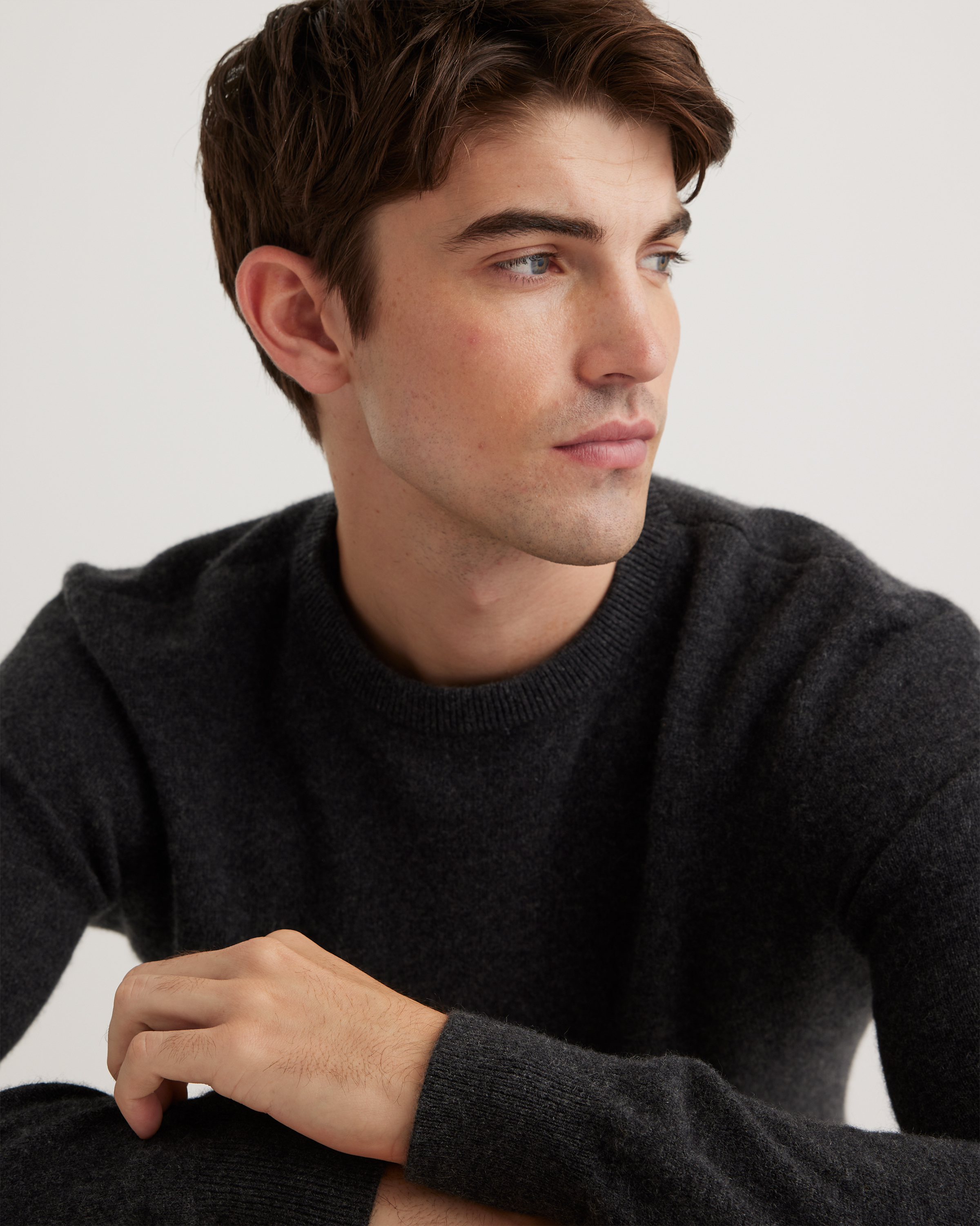 Mongolian Cashmere Crewneck Sweater — Image 11
