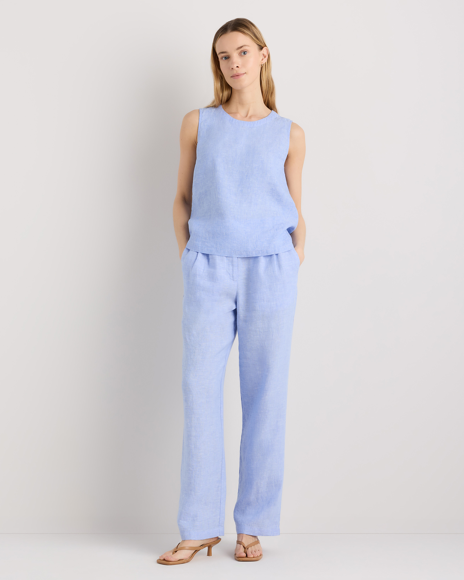 100% European Linen Tank — Image 59