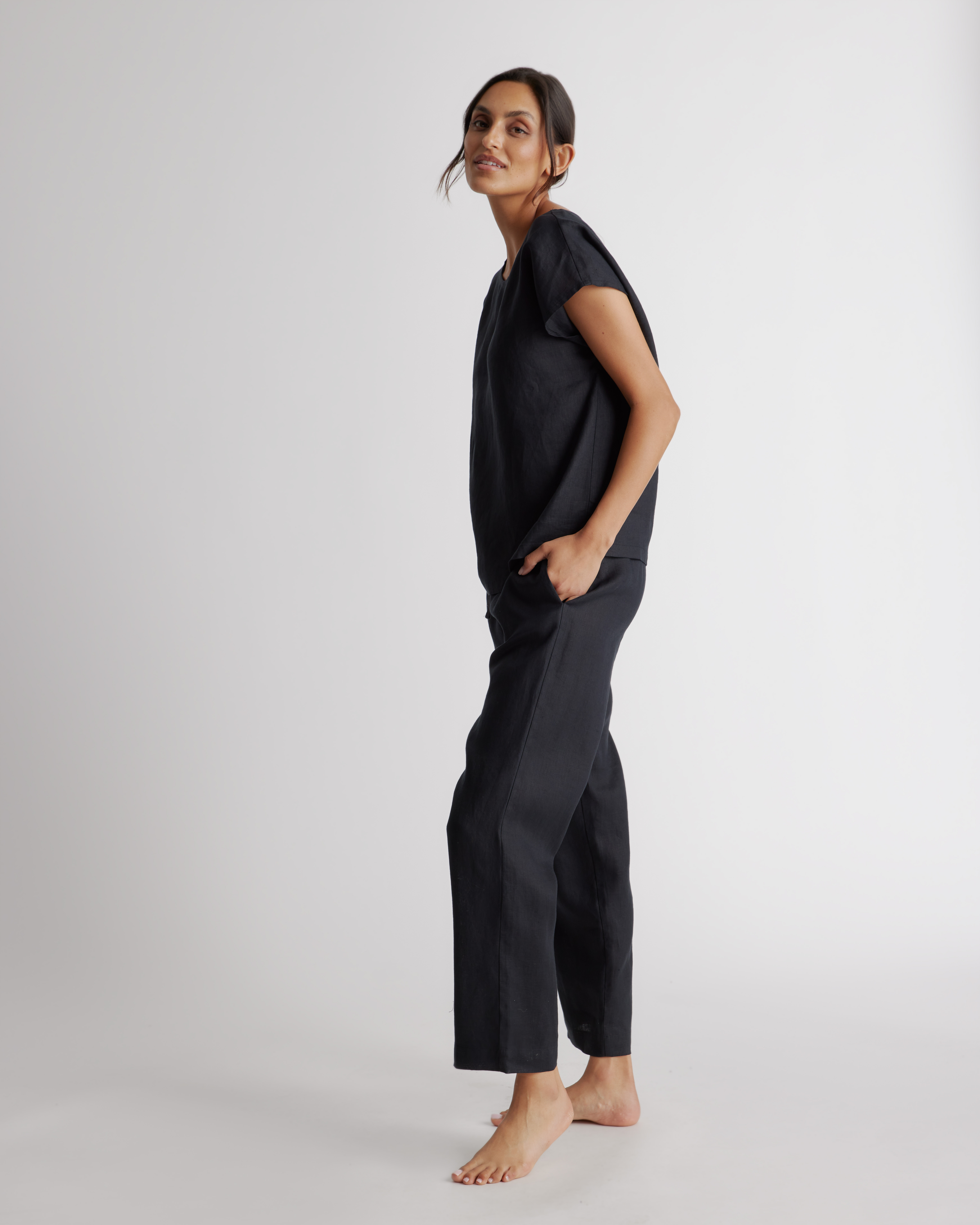100% European Linen Pajama Set — Image 24