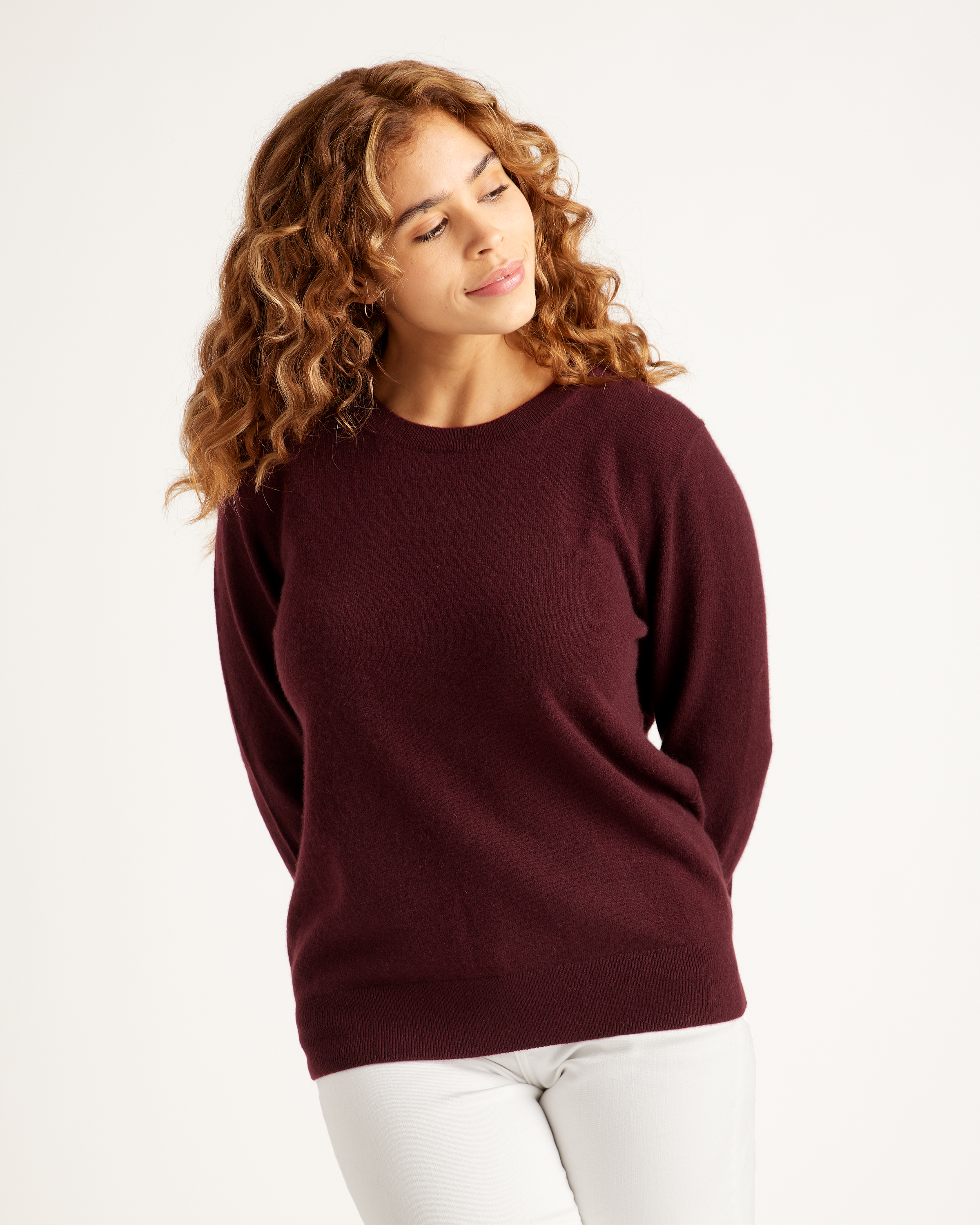 Mongolian Spring Cashmere Crewneck Sweater — Image 17