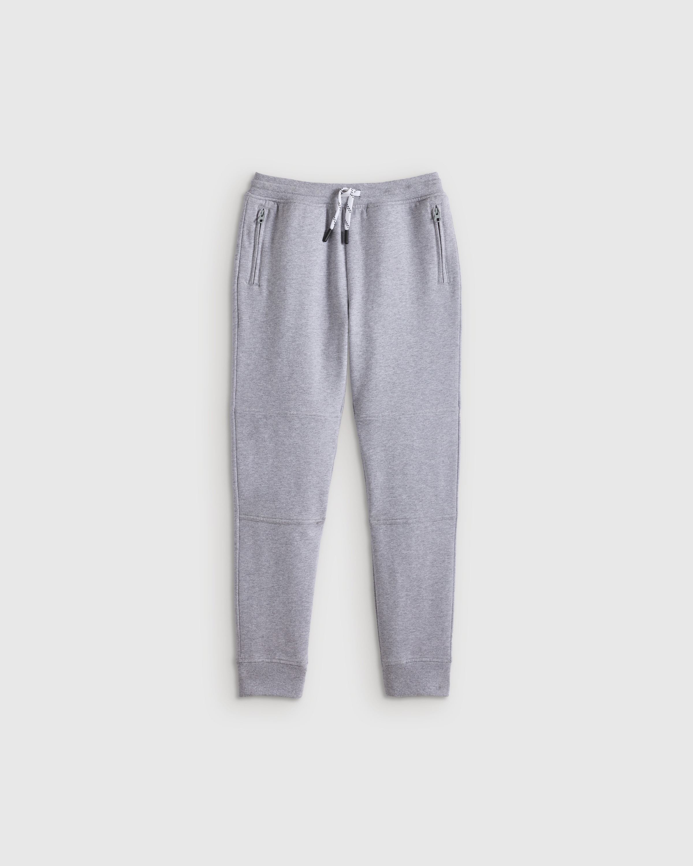 Organic Cotton French Terry Reinforced Knee Slim Jogger — Image 4