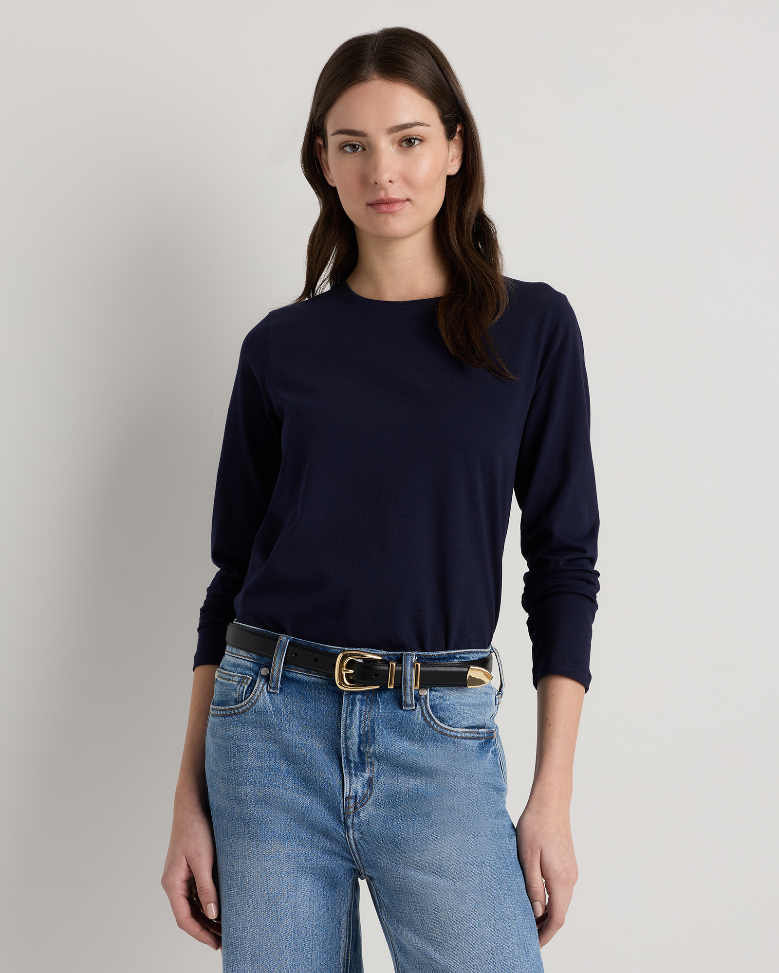 100% Organic Cotton Long Sleeve Swing Tee — Image 8