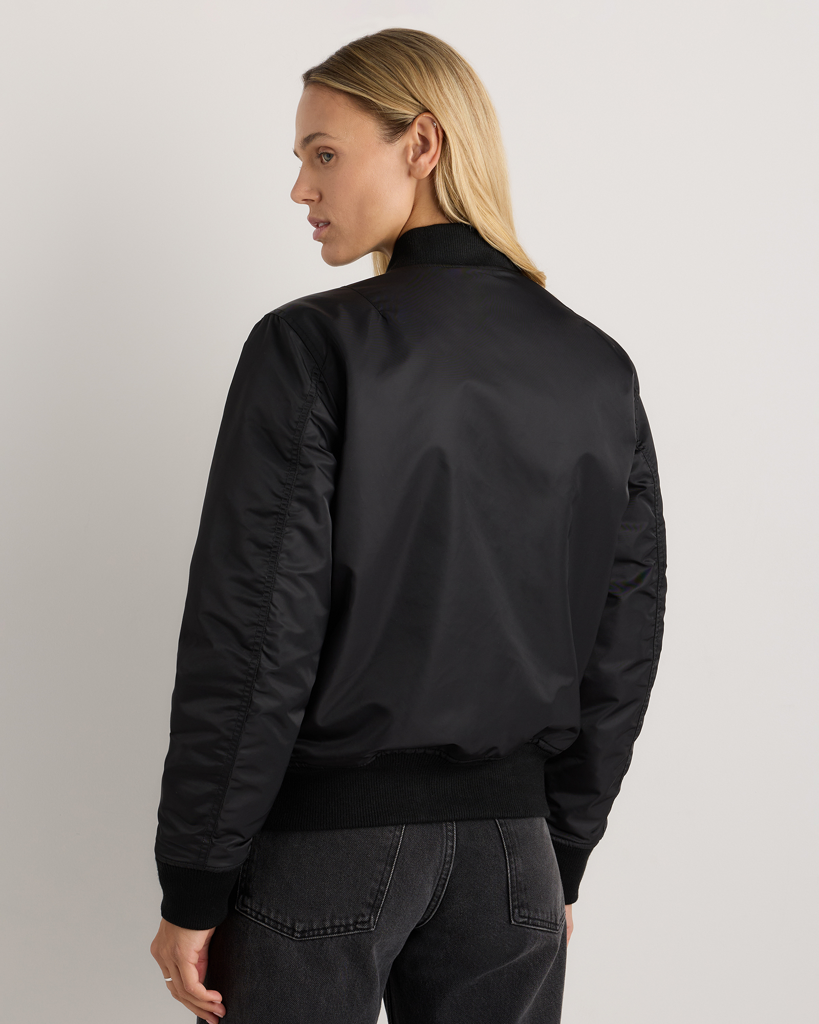 Flight Nylon Bomber Jacket — Image 8