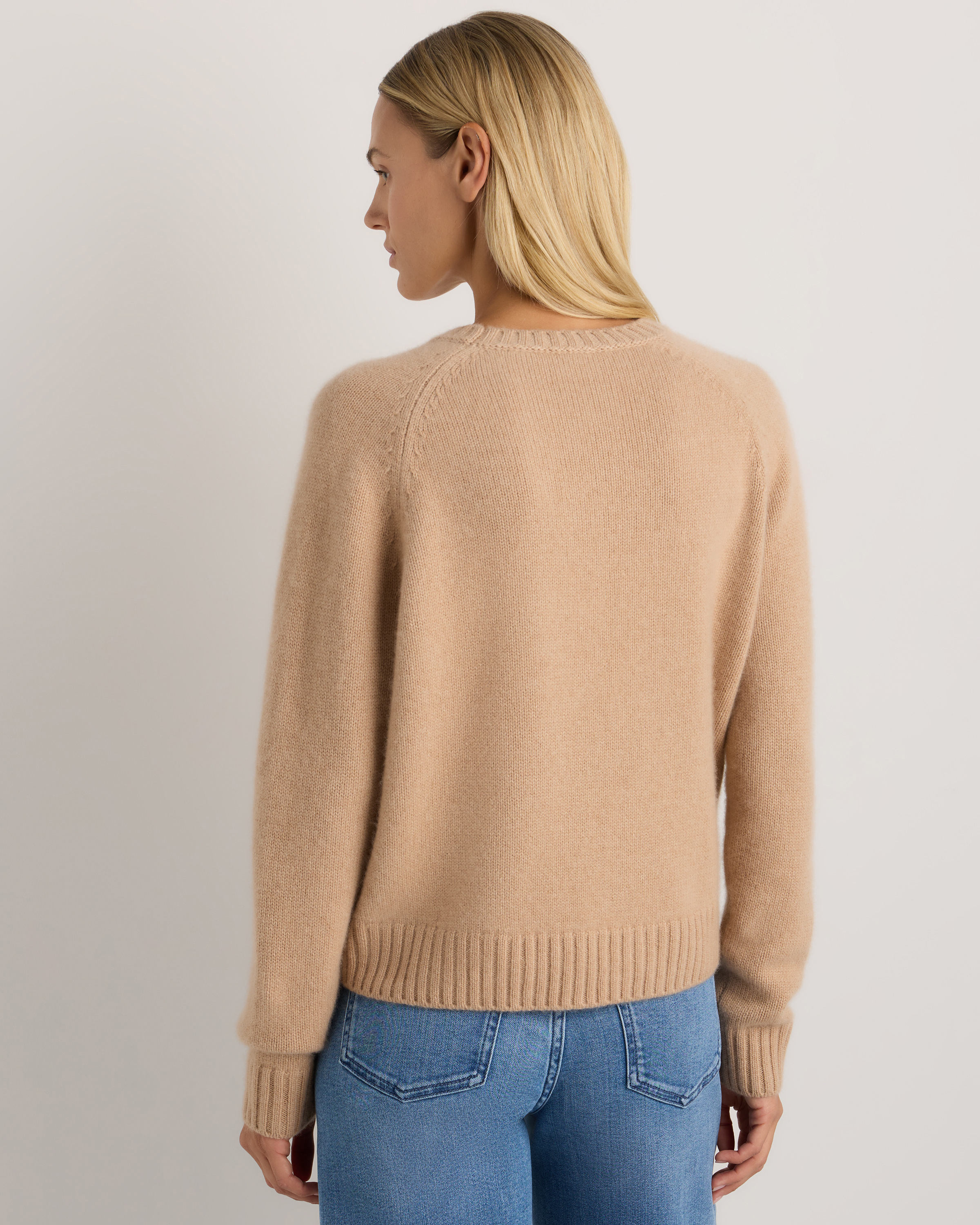 Luxe Baby Cashmere Crewneck Sweater — Image 7
