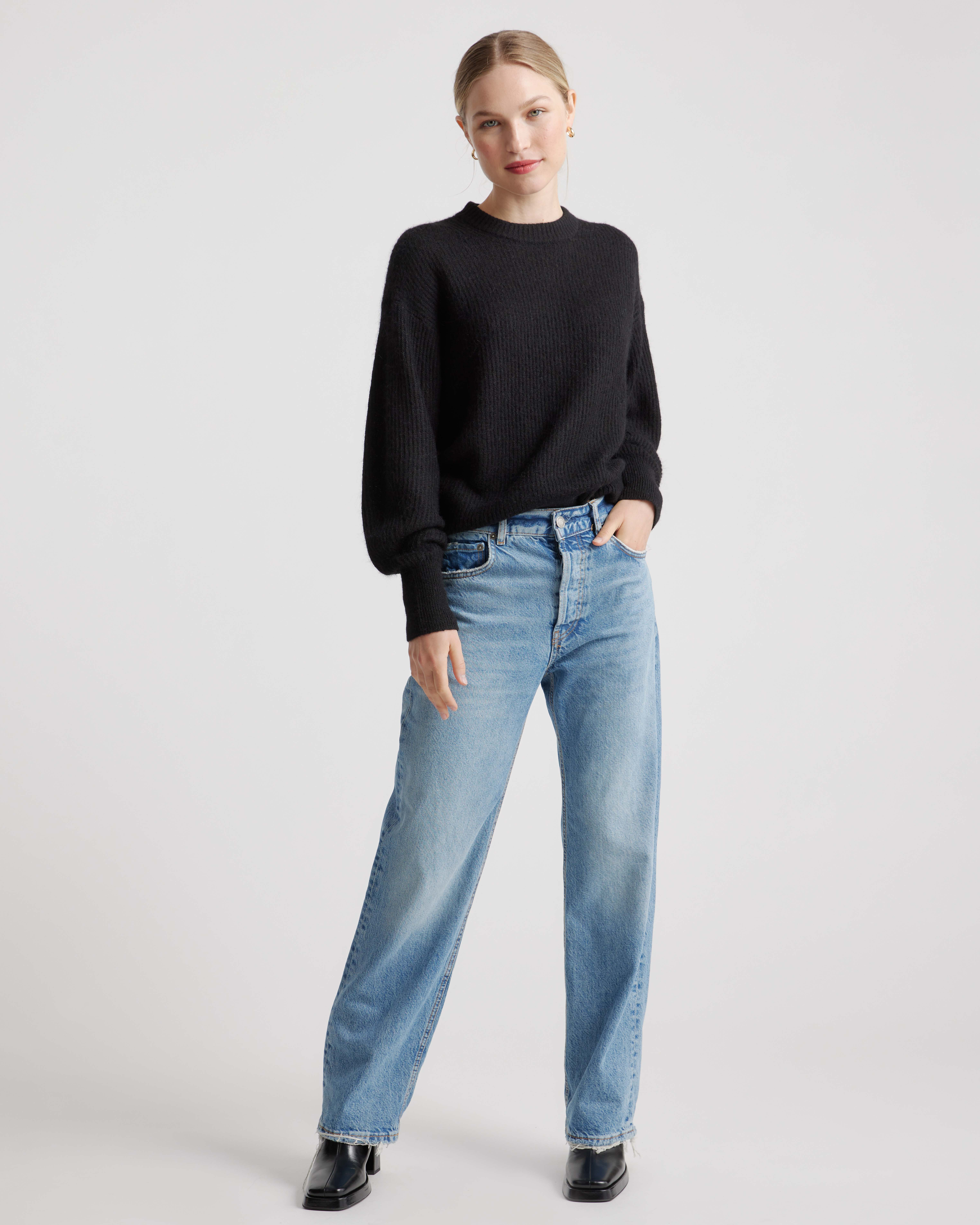 Baby Alpaca-Wool Crew — Image 9