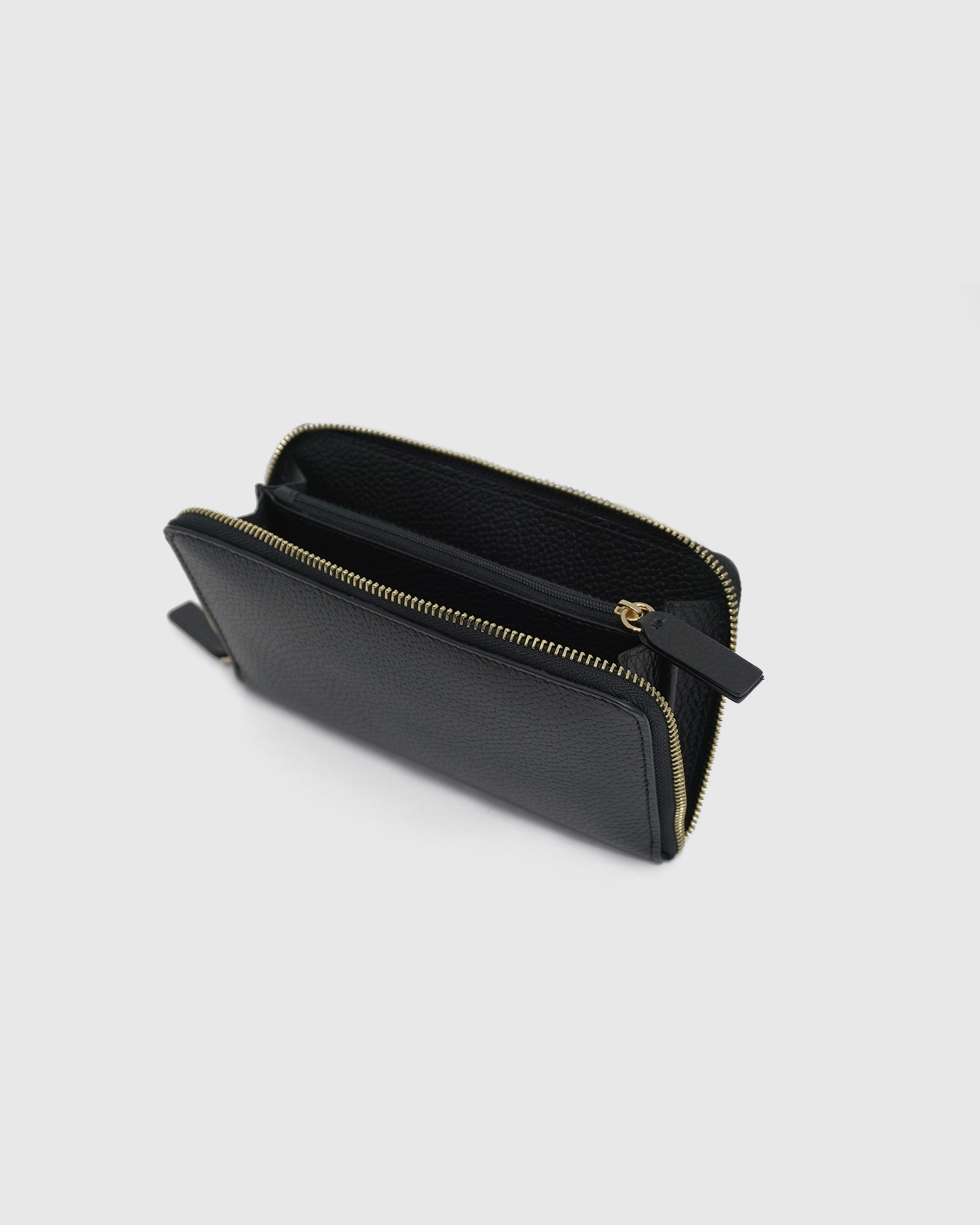 Italian Pebbled Leather Continental Wallet — Image 20