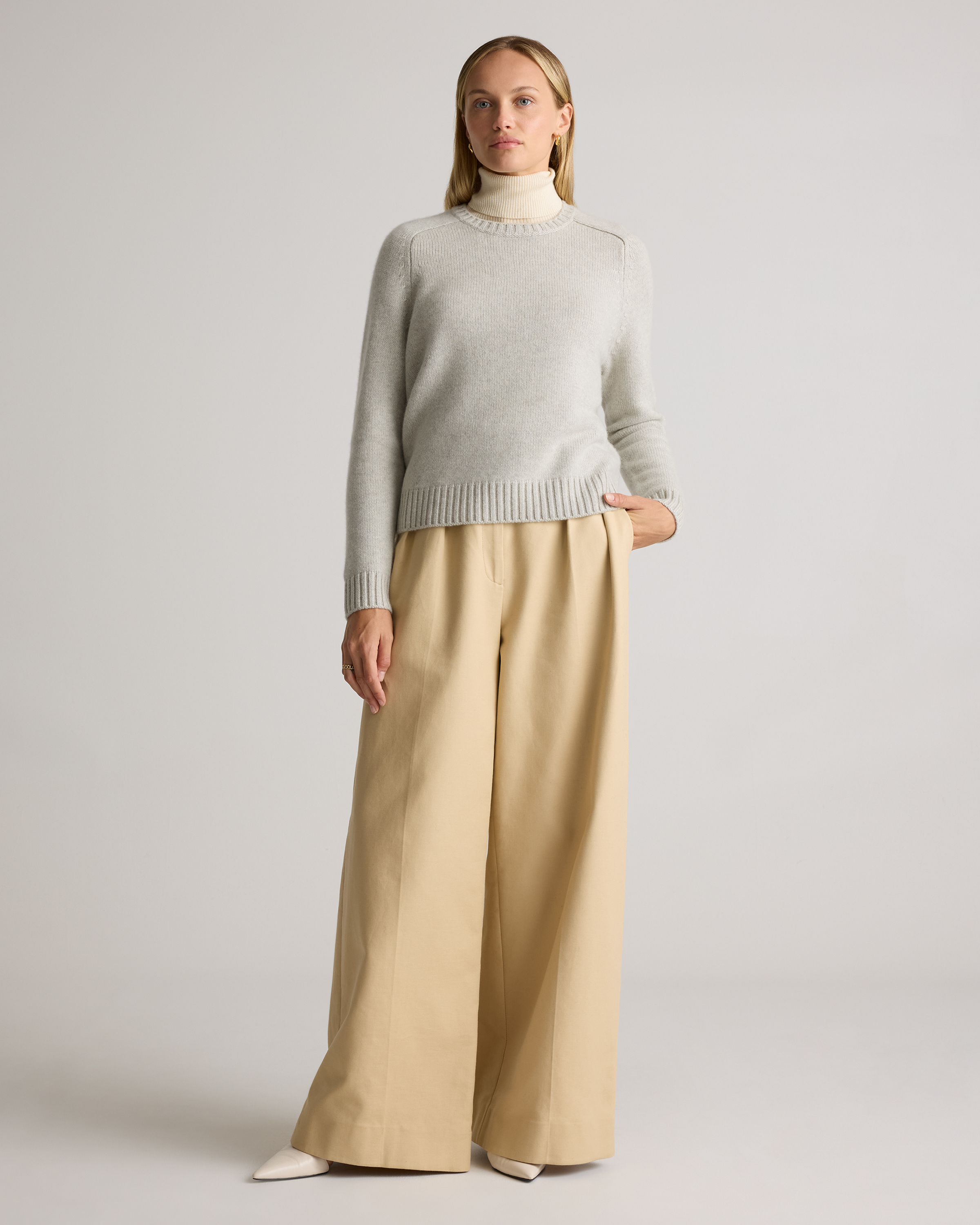 Luxe Baby Cashmere Crewneck Sweater — Image 14
